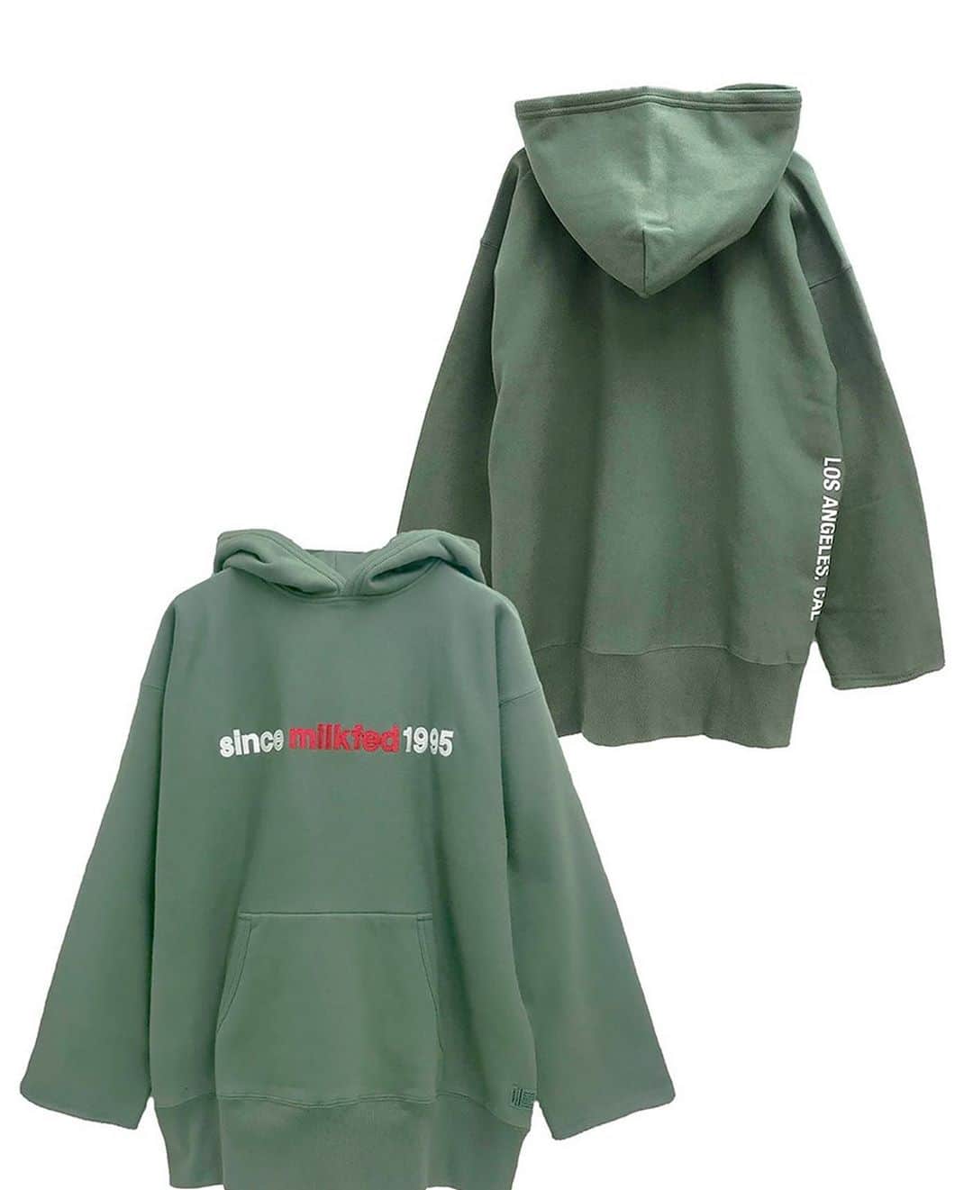 MILKFED.さんのインスタグラム写真 - (MILKFED.Instagram)「＼EMBROIDERY LOGO HOODIE／﻿  袖口はカットオフし、 脇にマチがあったりと ヴィンテージ仕様のデザインが魅力♥️  画像をタップして商品詳細をチェック🏷✔︎ ﻿ ┈┈通販サイトはこちら┈┈﻿ ・Official online store calif﻿ ・ZOZOTOWN ﻿ 悩んだときはお気に入り登録！﻿ ┈┈┈┈┈┈┈┈┈┈┈┈┈﻿﻿ ﻿ #milkfed #milkfedjp﻿ #ミルクフェド ﻿ #ガーリーストリート」10月8日 21時03分 - milkfedjp
