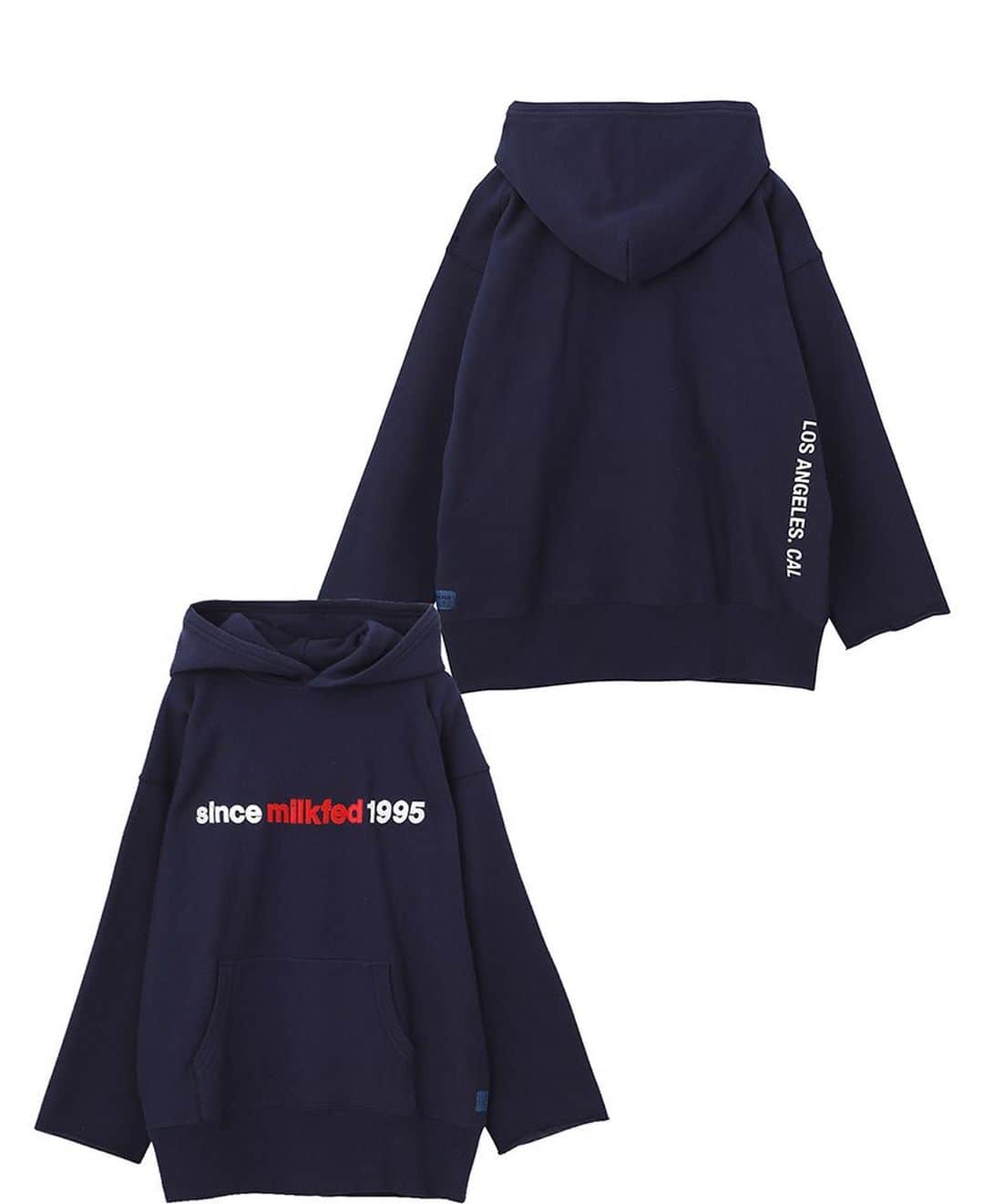 MILKFED.さんのインスタグラム写真 - (MILKFED.Instagram)「＼EMBROIDERY LOGO HOODIE／﻿  袖口はカットオフし、 脇にマチがあったりと ヴィンテージ仕様のデザインが魅力♥️  画像をタップして商品詳細をチェック🏷✔︎ ﻿ ┈┈通販サイトはこちら┈┈﻿ ・Official online store calif﻿ ・ZOZOTOWN ﻿ 悩んだときはお気に入り登録！﻿ ┈┈┈┈┈┈┈┈┈┈┈┈┈﻿﻿ ﻿ #milkfed #milkfedjp﻿ #ミルクフェド ﻿ #ガーリーストリート」10月8日 21時03分 - milkfedjp
