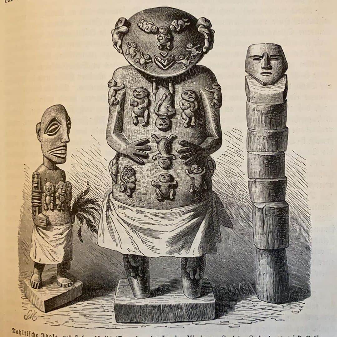 のインスタグラム：「#tahiti.colection londen missionaty#volkerkunde1886」