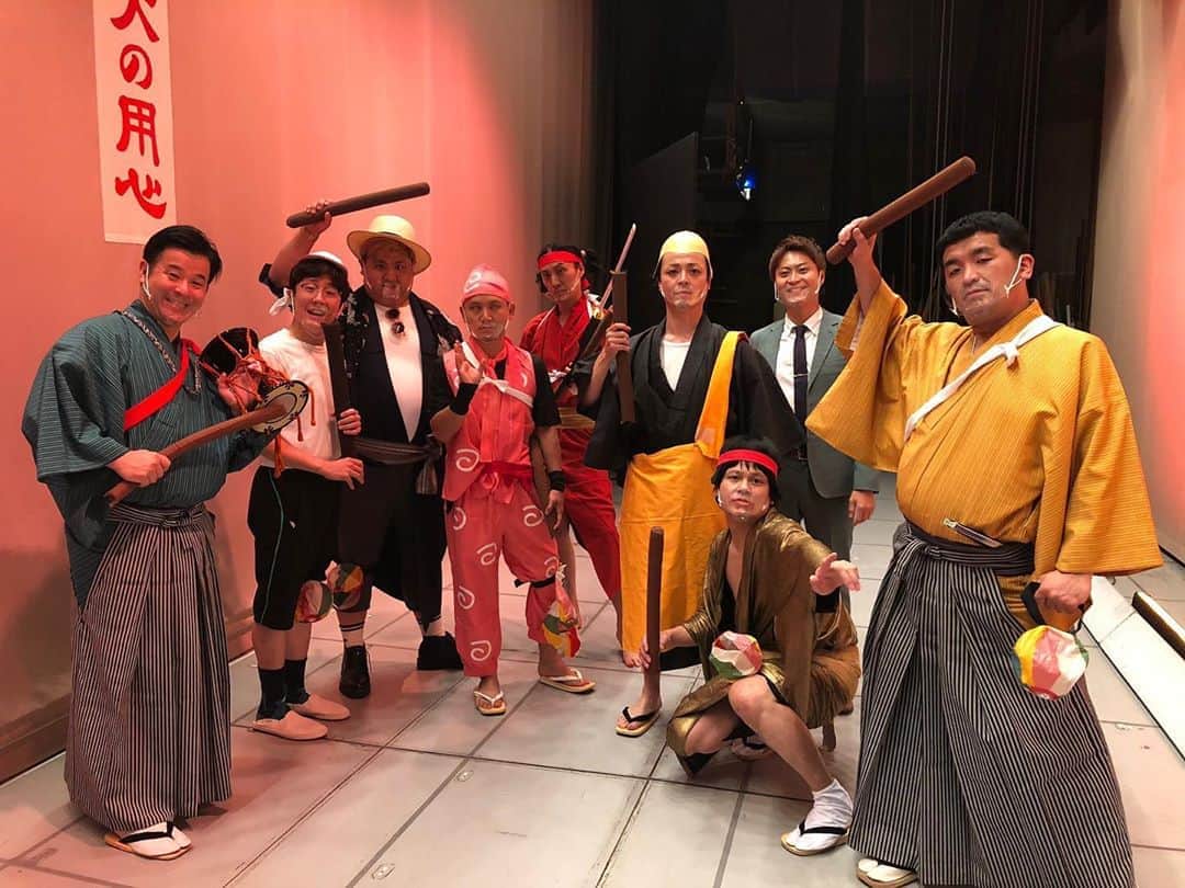 池田真一のインスタグラム：「すゑひろがりず祇園お遊戯夜会ありがとうございました！！ 久しぶりにお会いしたのでまだまだ喋りたいことありました！ めちゃくちゃ楽しかったです！！ 次はダブルアートのLet’s enjoy Liveにすゑひろがりずさんに出演して頂こう！！」