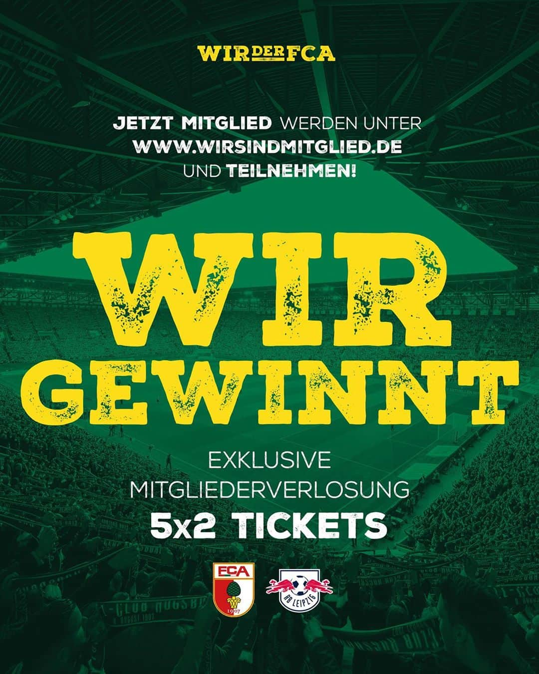 FCアウクスブルクさんのインスタグラム写真 - (FCアウクスブルクInstagram)「WIR gehört ins Stadion! Deshalb hat Eigengewächs Frammi für 5⃣ Mitglieder die letzten Tickets für das bereits ausverkaufte Heimspiel gegen Leipzig! 🤩 Anmeldung auf fcaugsburg.de - VIEL GLÜCK! ✊ #WIRderFCA #FCA #FCA1907 #fcaugsburg #FCARBL #Framberger #Gewinnspiel #Verlosung」10月8日 22時26分 - fcaugsburg1907