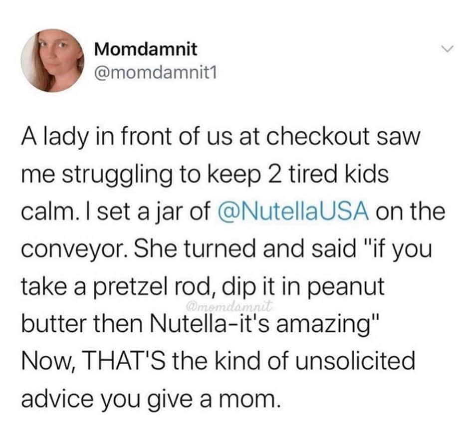 Kids Are the Worstさんのインスタグラム写真 - (Kids Are the WorstInstagram)「If I need to write a post like this to get sponsored by @nutella then count me in. Also, nothing beats Nutella on those croccantini crackers. Except for helpful unsolicited advice about delicious snacks.  @momdamnit a Nutella party seems  obvious, right?? #kidsaretheworst」10月9日 4時01分 - kidsaretheworst