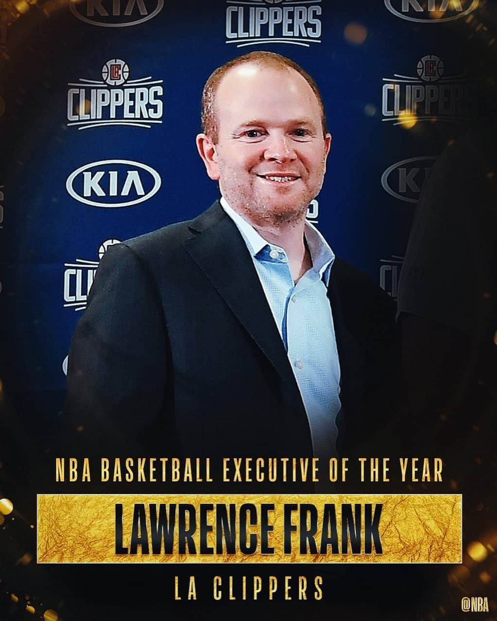 NBAさんのインスタグラム写真 - (NBAInstagram)「The 2019-20 NBA Basketball Executive of the Year is Lawrence Frank, President of Basketball Operations for the @laclippers! #NBAAwards」10月9日 4時06分 - nba