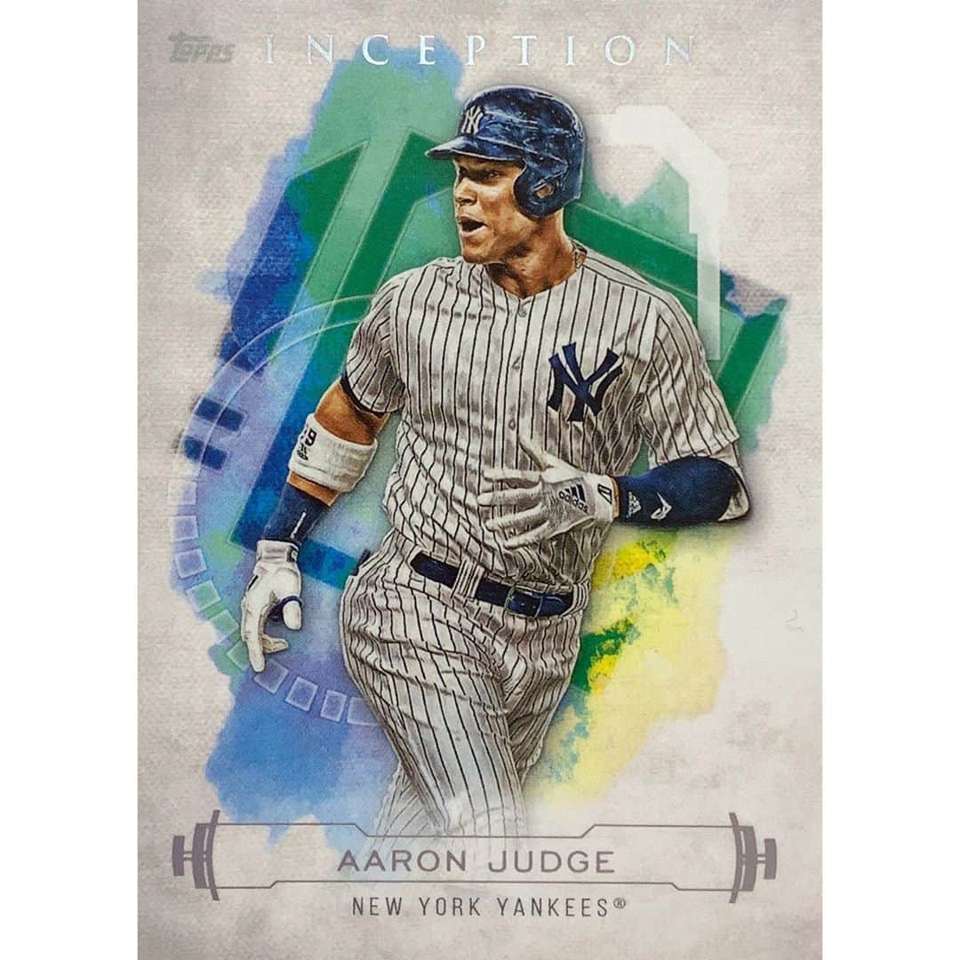 のインスタグラム：「♡ ♡ ❤️AARON JUDGE❤️ ♡ ♡  #AaronJudge ❤️ #NewYorkYankees #MLB #topps  #HelloProject #モーニング娘20 #morningmusume20 #牧野真莉愛」