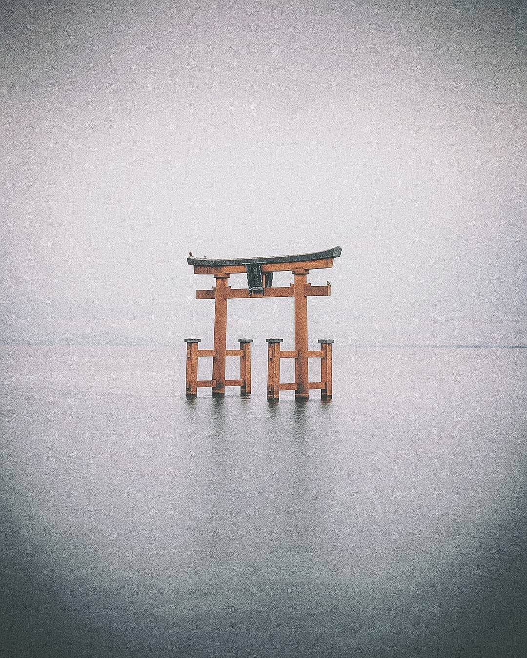 Berlin Tokyoさんのインスタグラム写真 - (Berlin TokyoInstagram)「Mysterious scenery on the sea takes you to the surreal world of the Japanese heritage. . . . #hellofrom Shiga, #japan」10月8日 22時41分 - tokio_kid