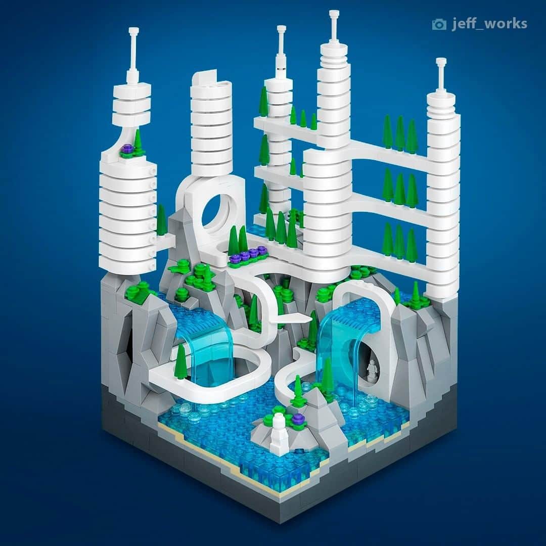 LEGOさんのインスタグラム写真 - (LEGOInstagram)「AMAZING! 😍 Which one is your favorite?  📸 @jeff_works   #LEGO #LEGOarchitecture #LEGOart」10月8日 23時00分 - lego