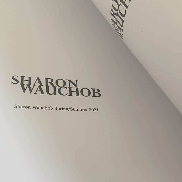 シャロン ワコブのインスタグラム：「Thank you for being part of our SS21 collection and presentation. @lauraneilson @hubert_book_bindery #ss21 #lfw #sharonwauchob」