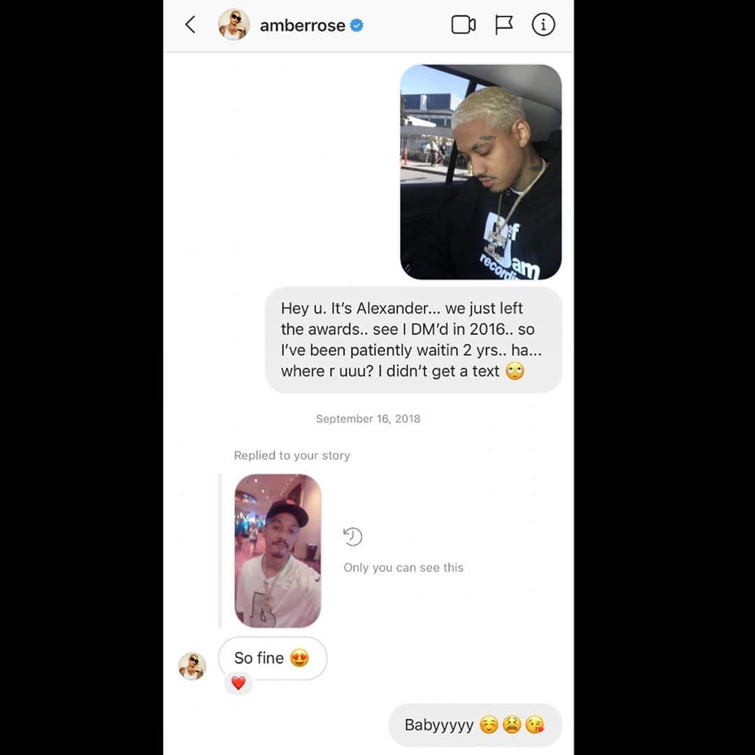アンバー・ローズのインスタグラム：「How it started...... How it’s going 🥰」