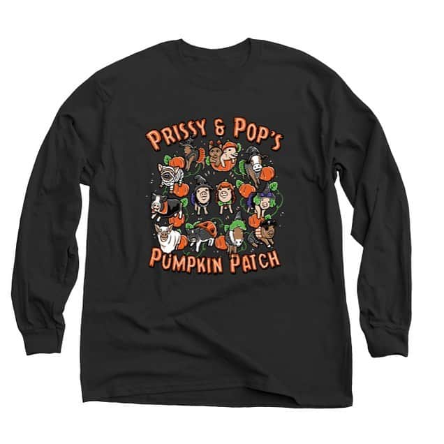Priscilla and Poppletonさんのインスタグラム写真 - (Priscilla and PoppletonInstagram)「🎃SQUEAL!!! HALLOWEEN APPAREL IS HERE! Check out Prissy and Pop’s Pumpkin Patch tees and sweatshirts with some of our adorable farm friends available for SIX DAYS ONLY! This is a short campaign, so that we can be sure your order arrives before Halloween. There are way more options this time than ever before (9 choices in 5 colors each), so be sure to check it out at bonfire.com/prissy-and-pops-helping-hooves (link in bio). All funds raised will go to our winter hay fund for our 501c3 non-profit rescue. Please leave a comment below so that we can get Instagram to show this post to all of followers, so no one misses out. Comment below who you recognize. Who sees SPROUT?🌱🎃🐷😇#inmemoryofsprout #halloween #prissyandpopshelpinghooves #resscuefarm #PrissyandPop」10月8日 23時47分 - prissy_pig