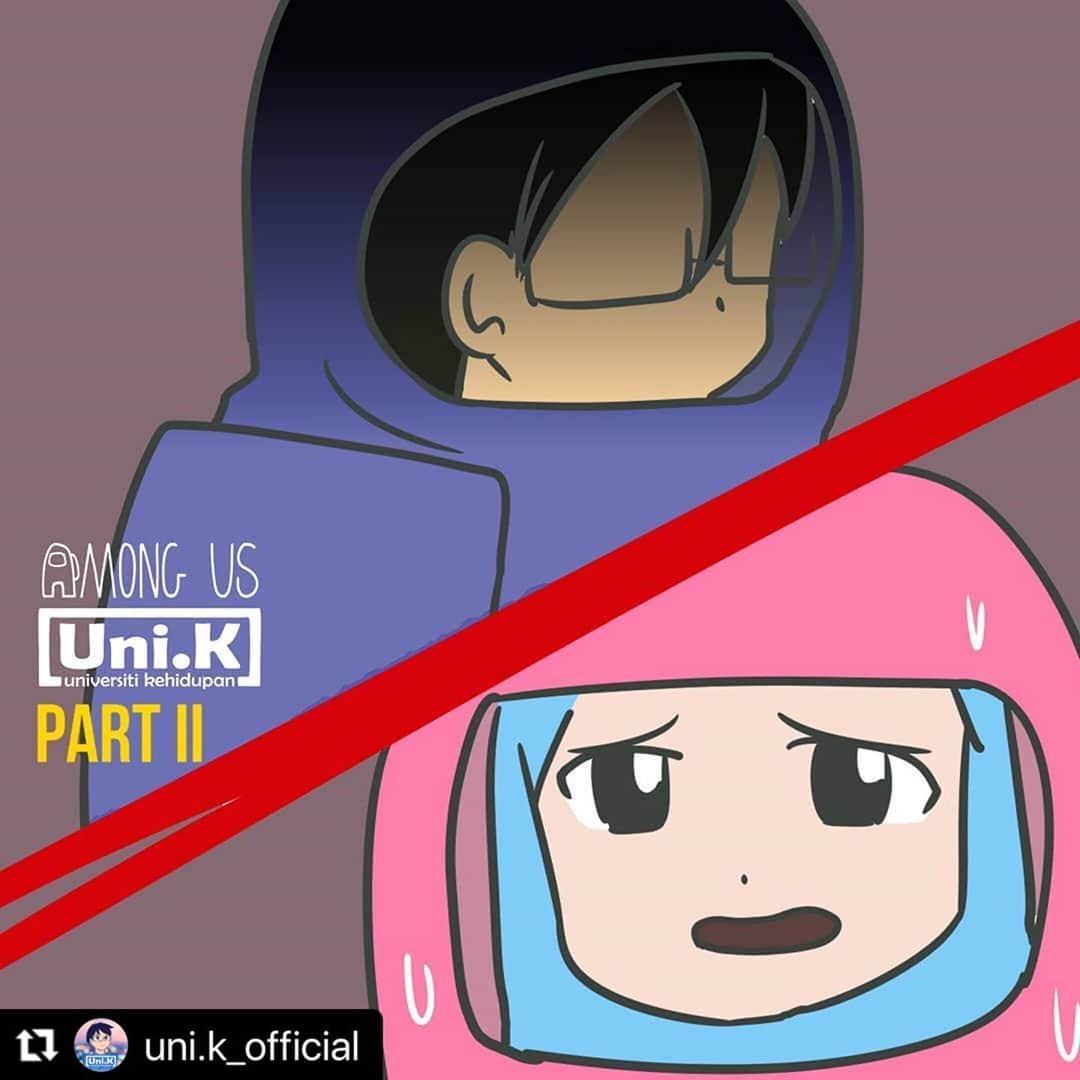 Koleksi Komik Malaysiaさんのインスタグラム写真 - (Koleksi Komik MalaysiaInstagram)「#Repost @uni.k_official with @make_repost ・・・ SPECIAL EPD [ANDI AMONG US] PART II . Episod Istimewa untuk Unikians  semua sempena 10K followers, terima kasih kepada semua unikians yang sentiasa menyokong admin berkarya. . berjayakah diorang larikan diri daripada Andi si Imposterzzz!! . #amongus #amongusmalaysia #amonguscomic #unik #komikmalaysia #komik #komikindonesia #komikinstagram #koleksikomikmalaysia」10月8日 23時50分 - tokkmungg_exclusive