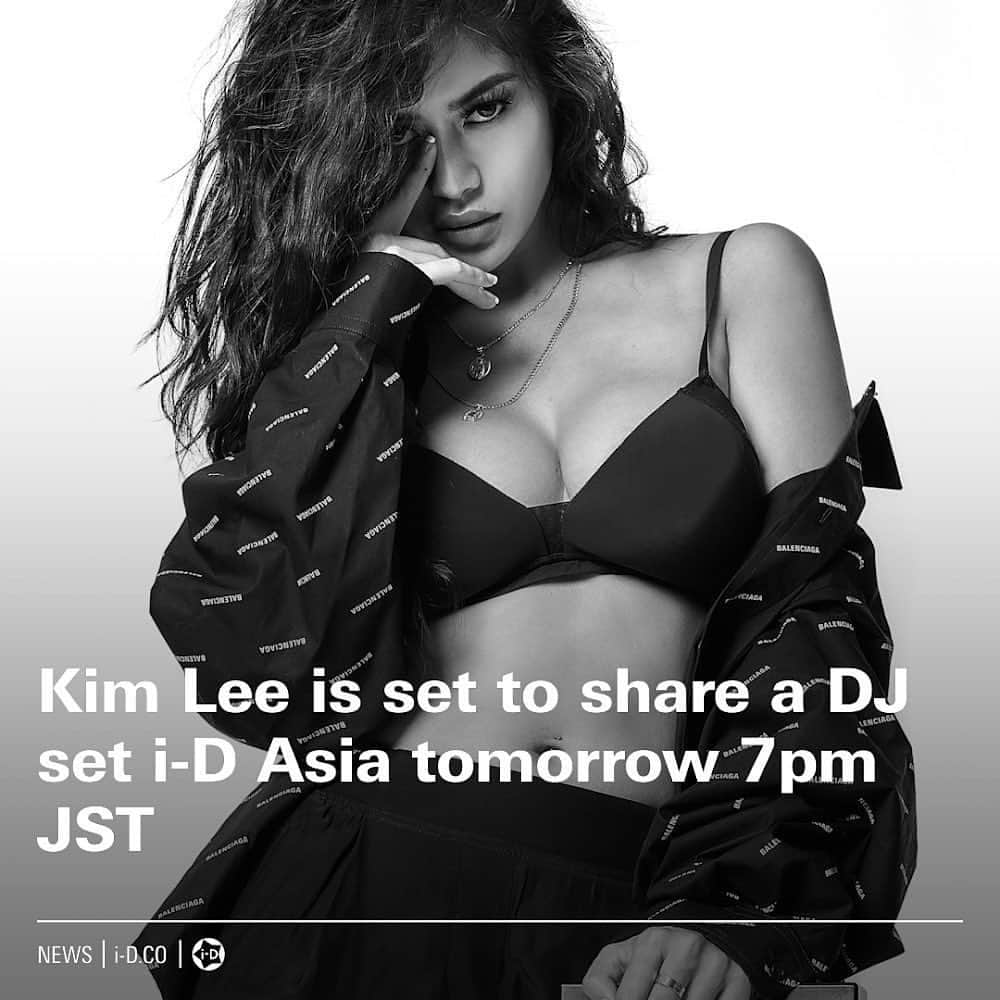 キム・リーさんのインスタグラム写真 - (キム・リーInstagram)「Catch my DJ Set tomorrow on i-D Asia . Get ready to vibe with me at 7pm JST 🎧  @i_dasia @id_japan」10月9日 0時09分 - kimlee