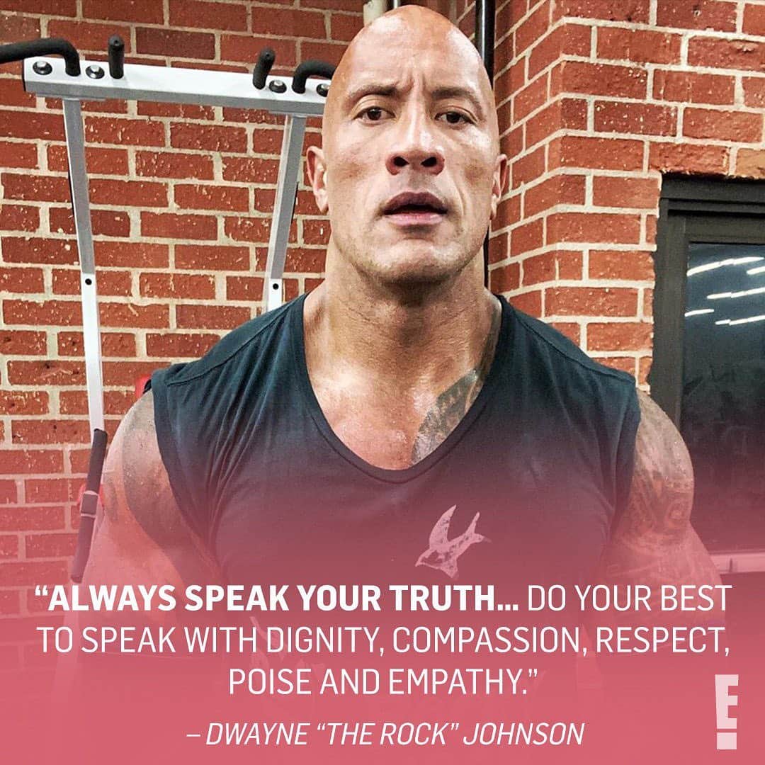 E! Onlineさんのインスタグラム写真 - (E! OnlineInstagram)「Dwayne “The Rock” Johnson just became the #1 followed man in America after surpassing 200 million followers on Instagram, and he celebrated with some warm words of wisdom. ❤️(📷: @therock )」10月9日 0時47分 - enews