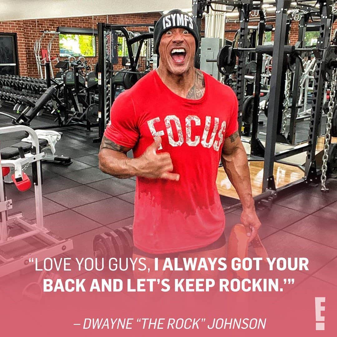 E! Onlineさんのインスタグラム写真 - (E! OnlineInstagram)「Dwayne “The Rock” Johnson just became the #1 followed man in America after surpassing 200 million followers on Instagram, and he celebrated with some warm words of wisdom. ❤️(📷: @therock )」10月9日 0時47分 - enews