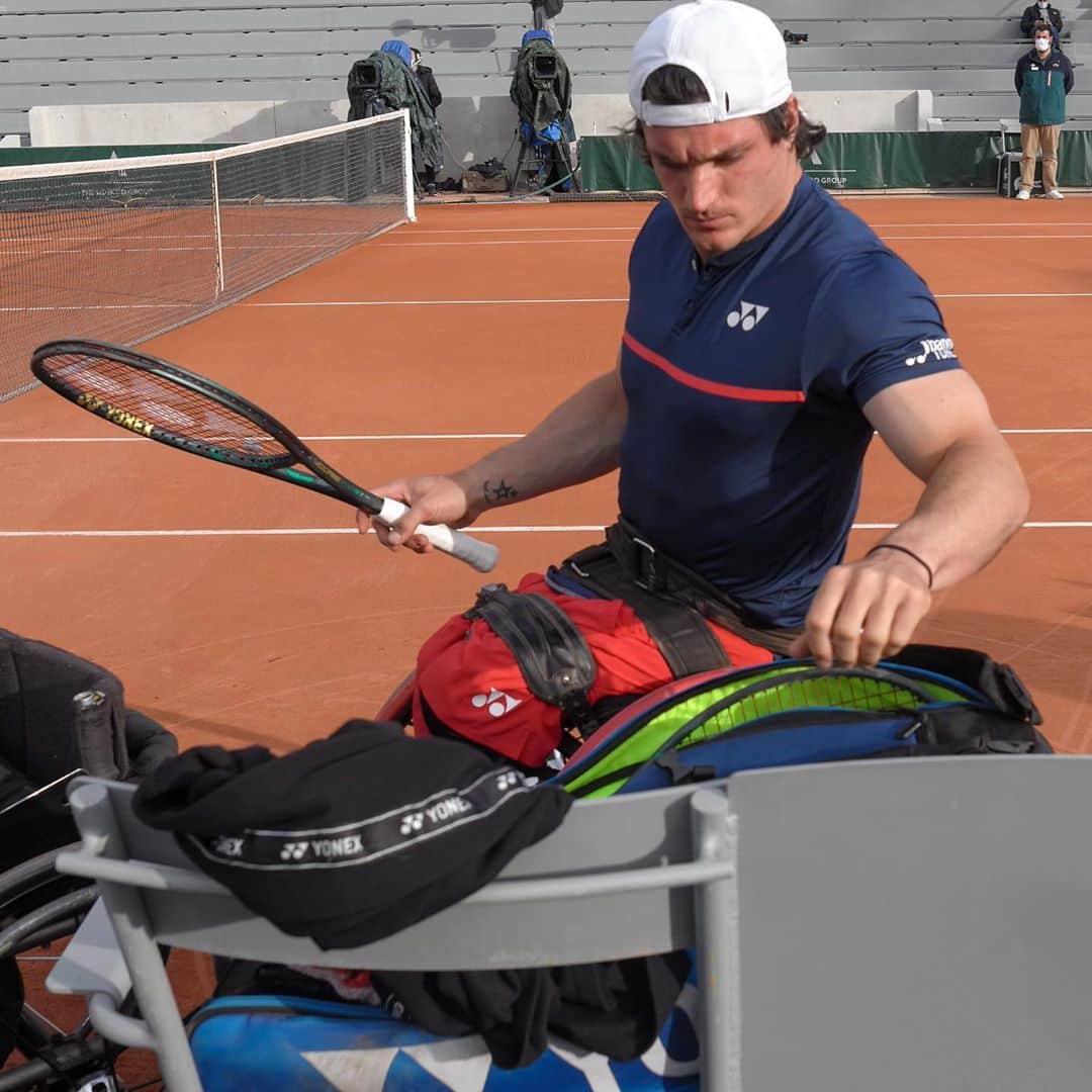 フローラン・ダバディーさんのインスタグラム写真 - (フローラン・ダバディーInstagram)「Roland-Garros Day 12🎾 車椅子テニスの取材🧑🏻‍🦽👩🏼‍🦽 #rolandgarros2020」10月9日 0時48分 - florent_dabadie