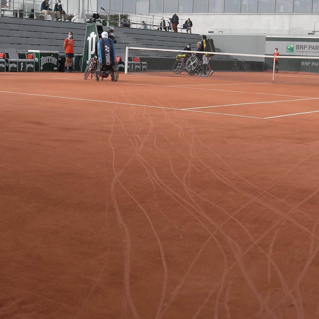 フローラン・ダバディーさんのインスタグラム写真 - (フローラン・ダバディーInstagram)「Roland-Garros Day 12🎾 車椅子テニスの取材🧑🏻‍🦽👩🏼‍🦽 #rolandgarros2020」10月9日 0時48分 - florent_dabadie