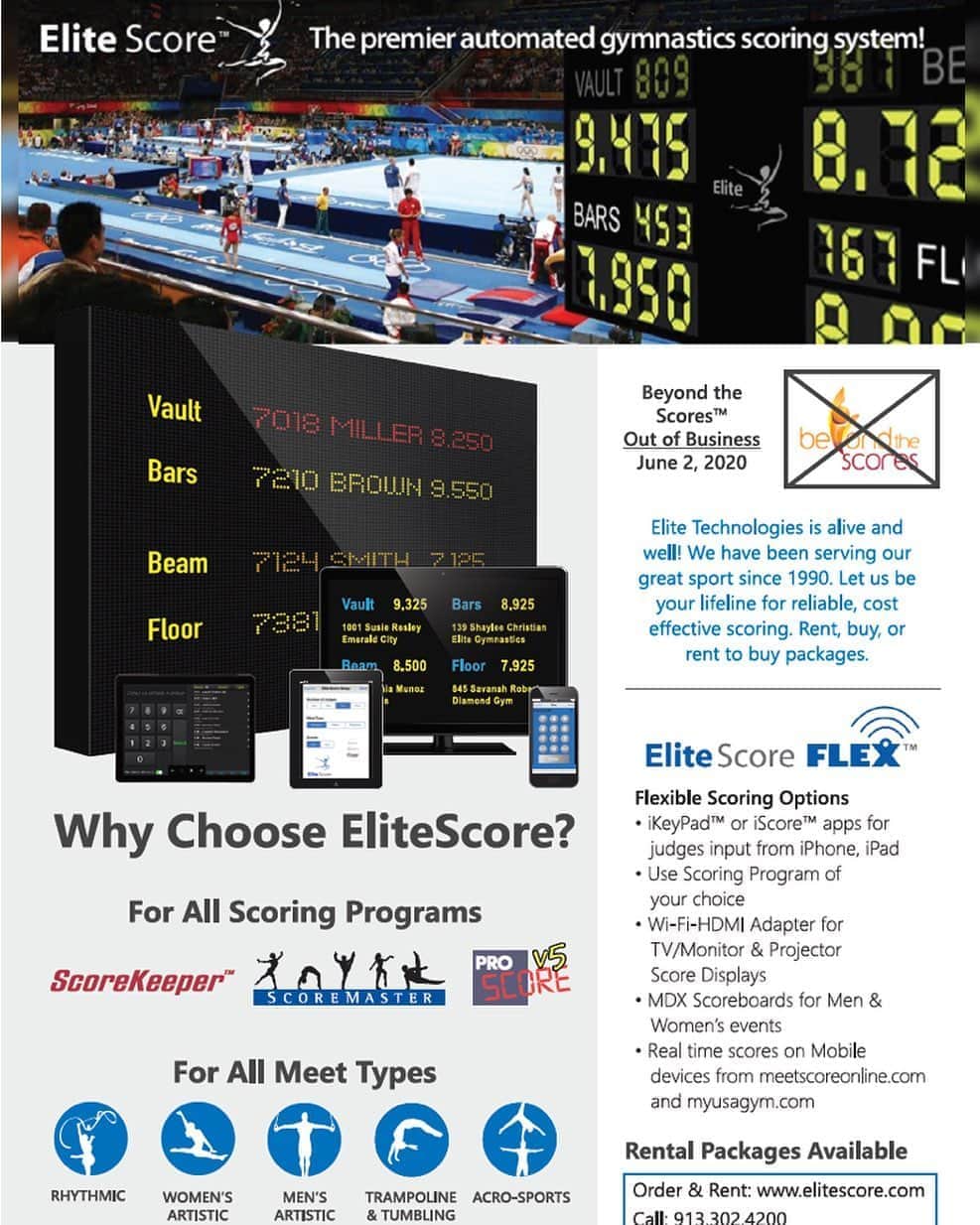 Inside Gymnasticsさんのインスタグラム写真 - (Inside GymnasticsInstagram)「#ad EliteScore - Gymnastics Scoring Made Easy! 🤸‍♀️Since 1990, EliteScore has served the gymnastics community with innovative solutions for secure, accurate and flexible scoring. Try before you buy, and see why they’re the most widely used scoring system for club and collegiate competitions! 😃For more info, visit EliteScore.com!」10月9日 1時12分 - insidegym