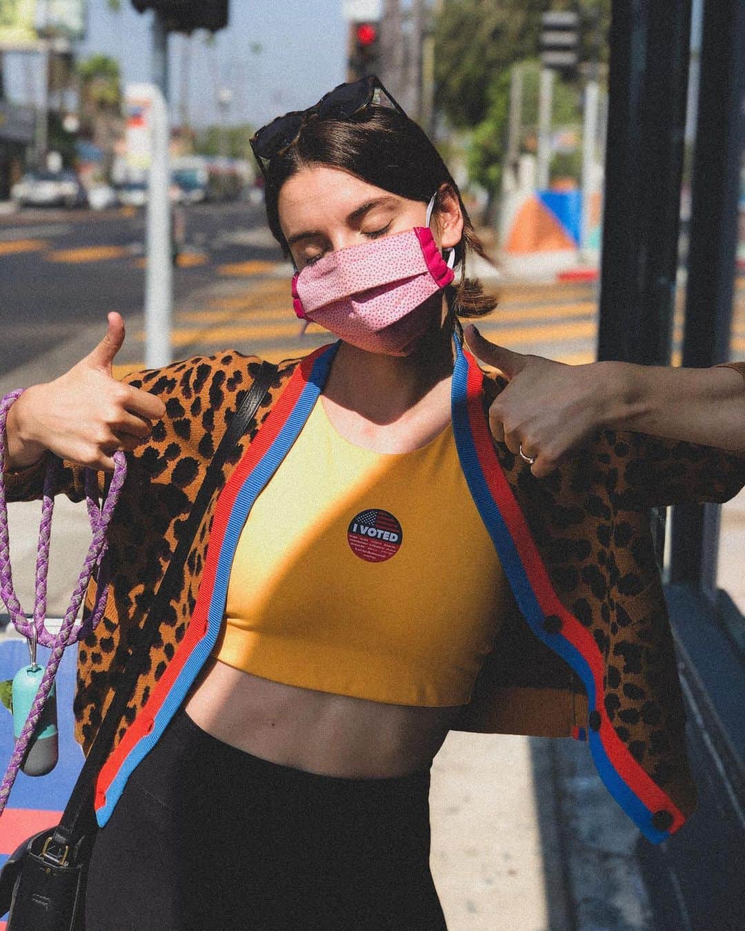 Francesca Realeさんのインスタグラム写真 - (Francesca RealeInstagram)「Overheard someone  at the coffeeshop today say how annoyed they were by people “constantly  posting about voting on social media”. If this applies to you and you are