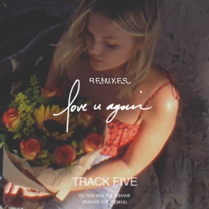 オリヴィア・ホルトのインスタグラム：「it’s here! “love u again’ remixes are out! let me know your fav! Thnx @r3hab, @mistervara, @ralphi_rosario, and @kclightsmusic 💕」