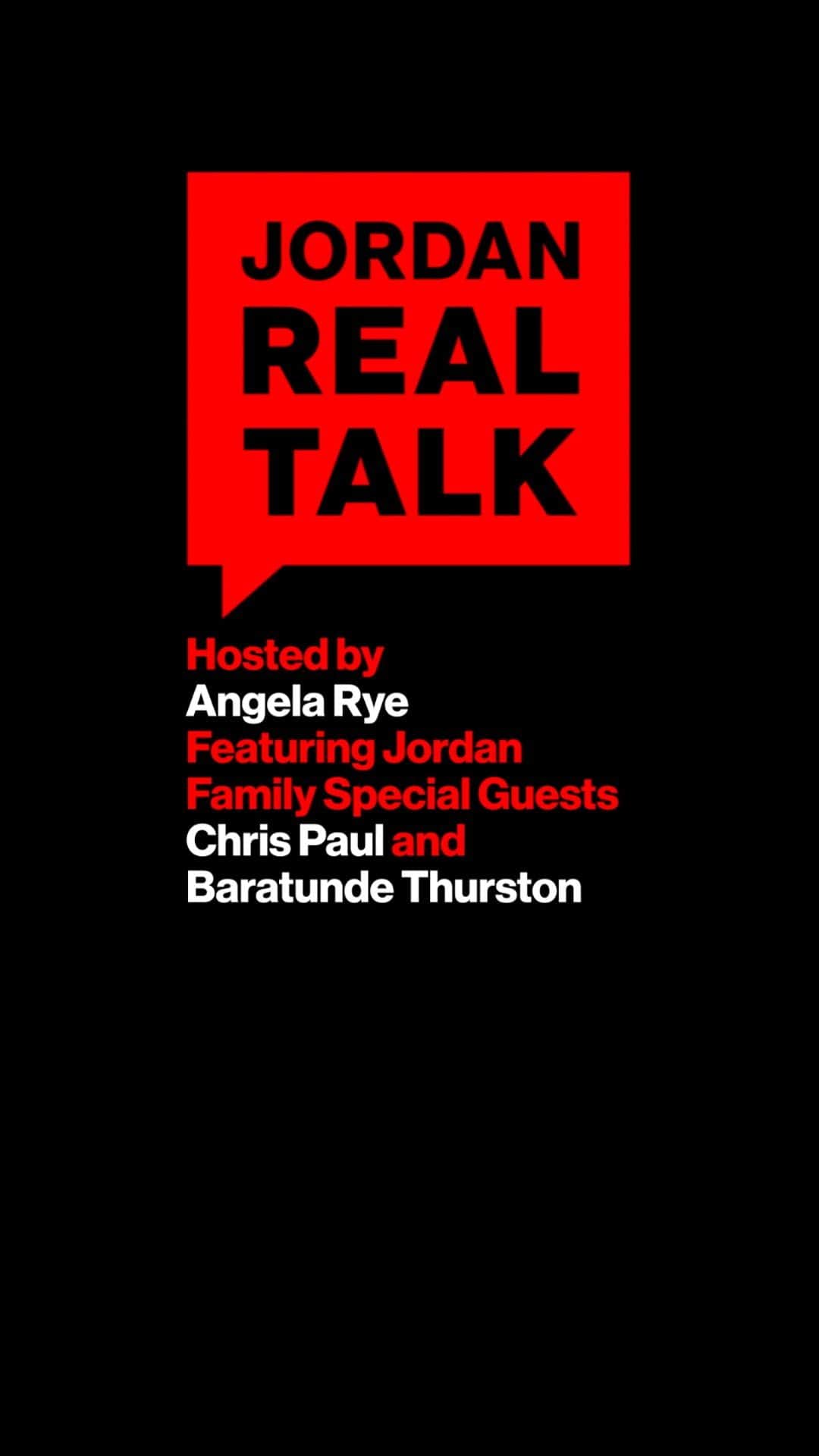 Jordanのインスタグラム：「For this week’s episode of Jordan Real Talk, @CP3 and @Baratunde sit down with host @AngelaRye to discuss a topic that is top of everyone’s mind, voting.   Chris and Baratunde go over the basics of voting and it’s impact when it comes to local elections, the barriers many voters face today, and the power of the Black vote.」
