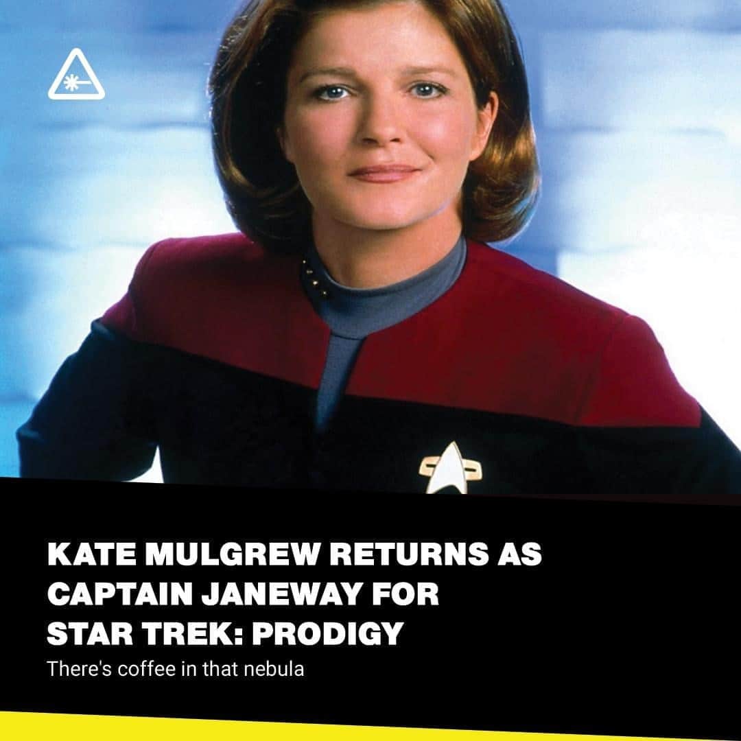 クリス・ハードウィックさんのインスタグラム写真 - (クリス・ハードウィックInstagram)「Kate Mulgrew will return to voice Janeway for the new Nickelodeon animated series Star Trek: Prodigy.⁠ link in bio」10月9日 6時01分 - nerdist