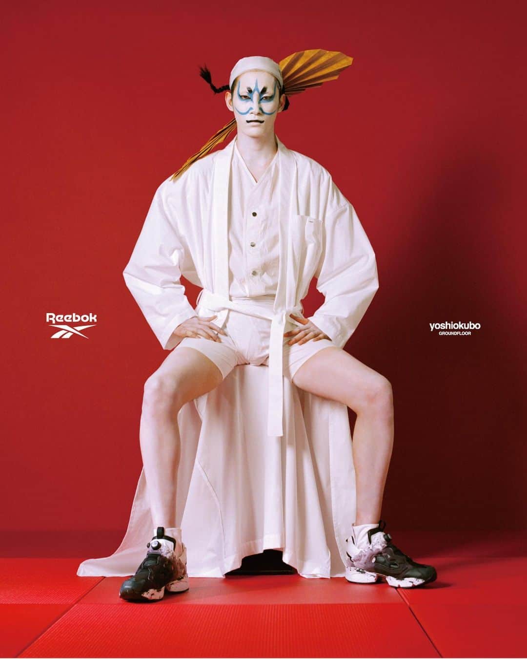 Reebok classic JPさんのインスタグラム写真 - (Reebok classic JPInstagram)「世界的メンズファッションブランド「yoshiokubo」と初コラボレーション。書道の墨や松など日本らしい“和”の要素を落とし込んだスニーカーが登場。 「Reebok×yoshiokubo」2020年10月9日（金）発売。 @yoshiokubo_official @yoshiokubo #リーボッククラシック #yoshiokubo #インスタポンプフューリー#InstapumpFury#ClubC」10月9日 13時23分 - reebokclassicjp