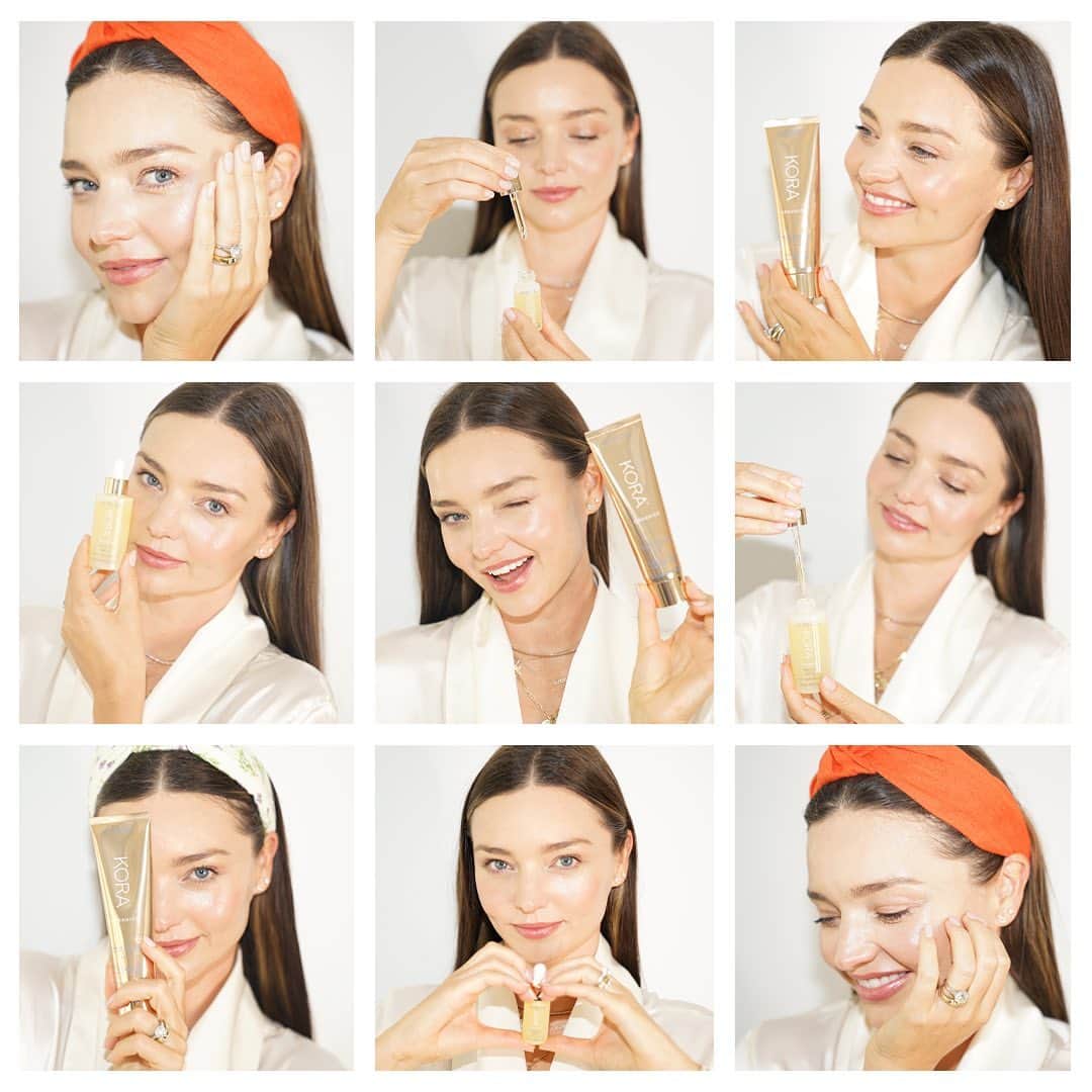 KORA Organicsさんのインスタグラム写真 - (KORA OrganicsInstagram)「Our Founder & CEO @MirandaKerr giving herself an at-home facial with our Turmeric Mask and Noni Glow Face Oil. ✨ The Turmeric Mask deeply exfoliates while the Noni Glow Face Oil nourishes and hydrates 💦 to leave your skin gorgeous and glowing. ✨ #KORAOrganics #MindBodySkin #NoniGlow」10月9日 8時17分 - koraorganics