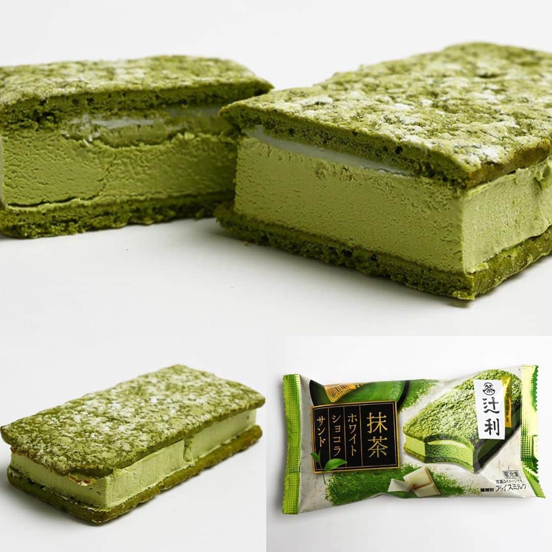 のインスタグラム：「明治『辻利 抹茶ホワイトショコラサンド』 京都宇治総本家「辻利」の抹茶を使用したサンドアイス。抹茶アイスを抹茶風味のふんわり焼き菓子でサンド。パキっとした食感のホワイトチョコがアクセント。 #抹茶 #辻利 #抹茶アイス #ホワイトチョコ #アイスサンド #宇治抹茶 #ホワイトショコラサンド #明治 #アイスマニア #アイス民 #アイスマン福留 #JapaneseIceCream #Japaneseconveniencestoreicecream #icecream #JapansIceCreamPictureBook #Eiscreme #crèmeglacée #helado #gelado #sorvete #gelato #ijs #lody #мороженое #冰激凌 #아이스크림 #冰淇淋 #Es #น้ำแข็ง」