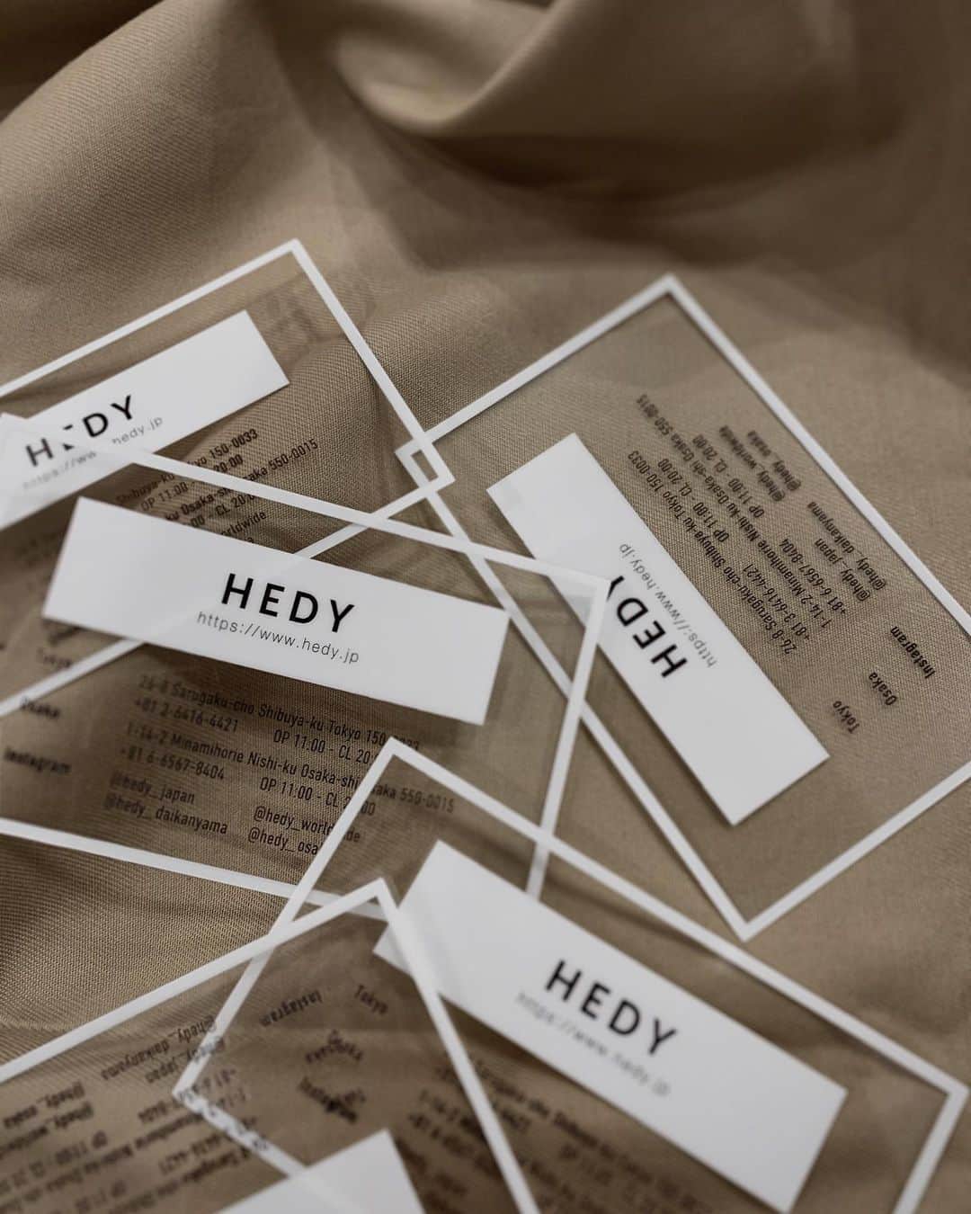 舞雛かのんさんのインスタグラム写真 - (舞雛かのんInstagram)「Hedy.  新しいショップカード可愛いー😍.  明日10/10はHedy大阪店オープン！ いよいよだぁー♡.  #hedy #hedydaikanyama #hedyosaka」10月9日 10時21分 - mizho_601
