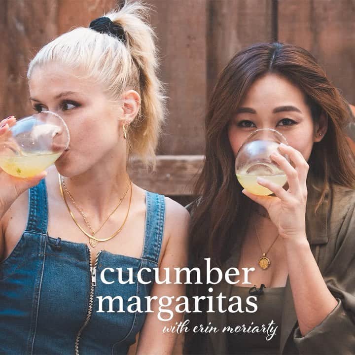 福原かれんのインスタグラム：「Surprise mid-week video! Learn how to make yummy fresh squeezed lime cucumber margaritas with @erinelairmoriarty & I! It’s the perfect drink to pair with THE BOYS season finale tonight🍹」