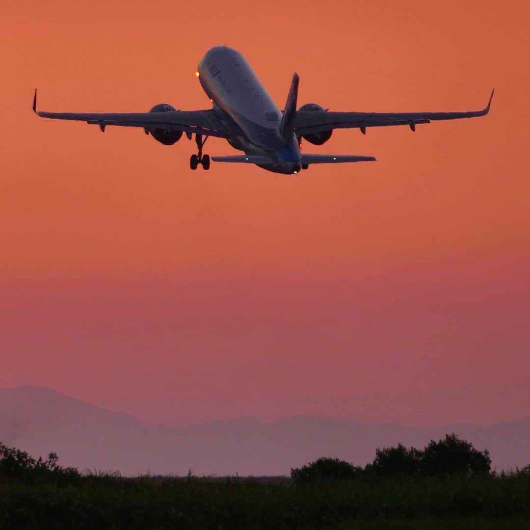 All Nippon Airwaysさんのインスタグラム写真 - (All Nippon AirwaysInstagram)「An autumn sunset, Fades into the horizon, A perfect ending. 🌄📷: @aomomo_711 #Regram #FlyANA」10月9日 21時31分 - allnipponairways