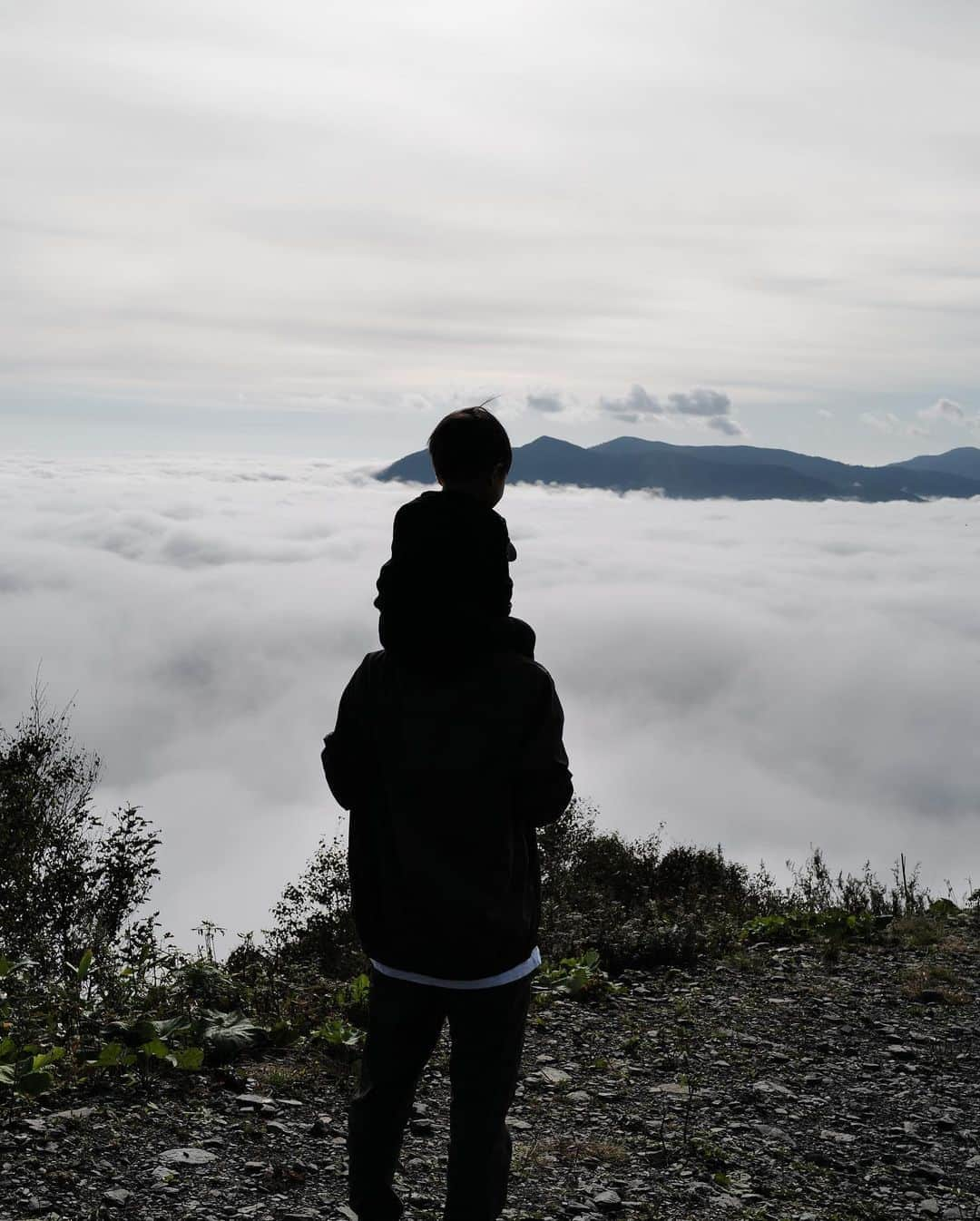 正中雅子さんのインスタグラム写真 - (正中雅子Instagram)「雲海☁️✨ * 北海道に行った時の1番の幸運だったこと♡ * 早起きも無理だし、1時間も並ぶのも子供いるし、雲海の遭遇率も低いと聞いていて見る気もなく最終日に気球に乗って朝ごはんへ向かっていたら「今日は遅くまで雲海が見れるそうですよ☺️」と教えてもらい。。。 * え！？！？いってみよ！ * とゴンドラへ🚠ゴンドラも並んでなくてめちゃくちゃラッキーだった✌️ * ゴンドラを降りたら この景色ーーーー！！！✨😍✨ * しかも朝の8時でこの雲海😳😳😳 * でも、雲海の真ん中に立ってる夢見たからもしかして見れるのかな？って心の中では思ってたから正夢になった🤍 * 写真や動画では伝わらないほど、幻想的で美しく奇跡のような時間でした☺️☁️✨ * 子供達はお腹減ったとご立腹でしたけど🙃 *  初めて訪れた北海道、神戸に帰ってきてから山や空の壮大さを改めて感じで また行きたい☺️と思いました♡ * #雲海 #雲海テラス #星野リゾートトマム #masacotravel #北海道#トマム#hokkaido」10月9日 21時41分 - masacoshonaka