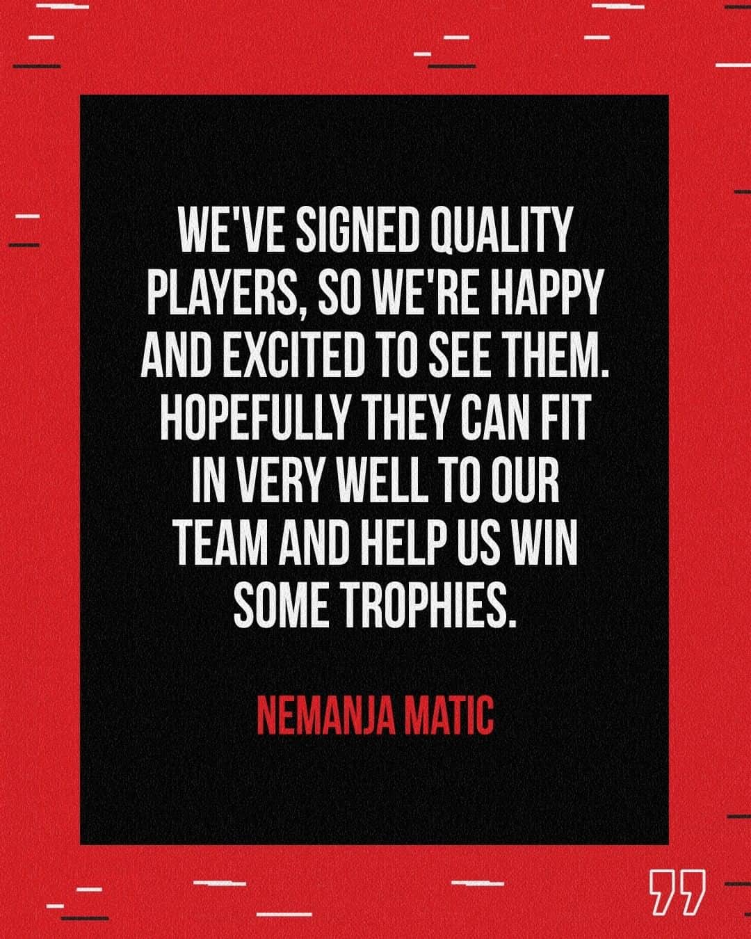 マンチェスター・ユナイテッドさんのインスタグラム写真 - (マンチェスター・ユナイテッドInstagram)「💬 Nemanja #Matic can't wait to link up with his new team-mates! 🙌 #MUFC」10月9日 22時02分 - manchesterunited
