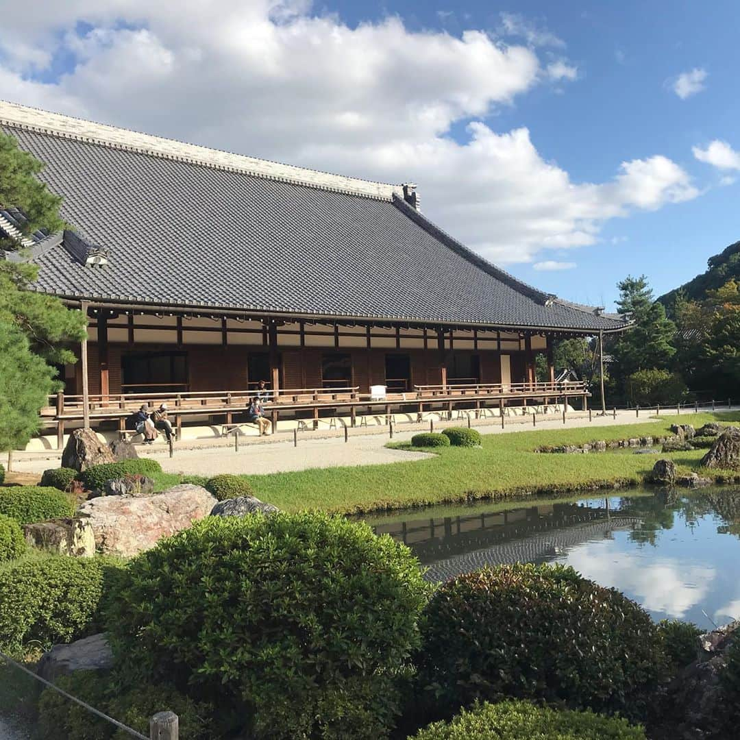 怜花さんのインスタグラム写真 - (怜花Instagram)「嵐山の続き¨̮♡︎ ・ 可愛いお店もあるし、自然を感じられるし、旅行に来た気分で楽しかった😊✨ 紅葉が綺麗な時にもいつか行ってみたいなあ🍁♡ ・ ・ ・  前回の投稿、一瞬消えたりして慌てふためいたストーリーあげてしまいました😂 あたたかいコメントいただいてたのにそれが消えてしまったかと思うとショックすぎて、、！😭😭😭 アーカイブにいれてしまっていただけで、消えてなかったのでよかったです♥︎︎∗︎*ﾟ ・ ・ ありがとうございます♡ 猛烈に会いたい気持ちになりました🥺🌼 ・  #天龍寺 #嵐山 #京都」10月9日 13時42分 - reika_0419