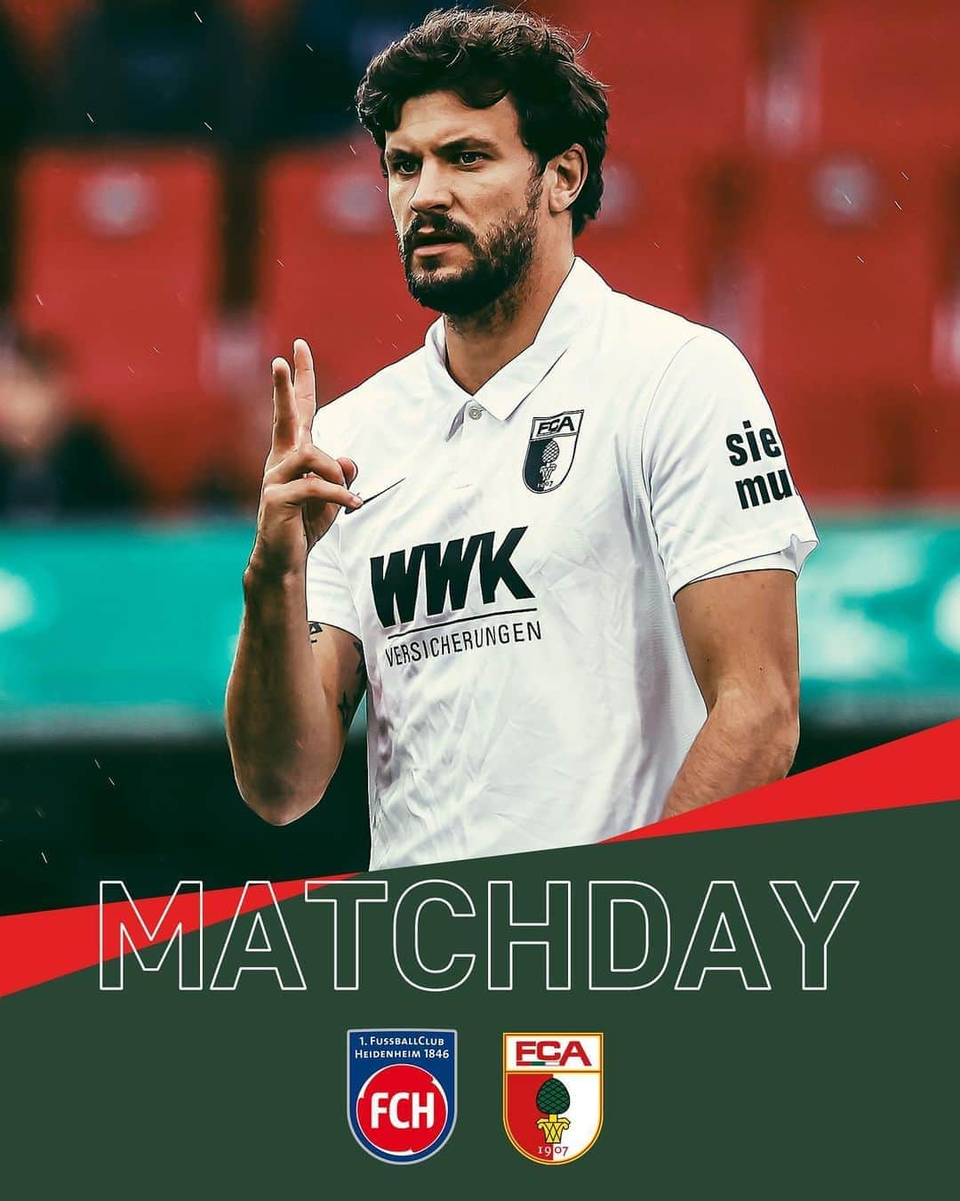 FCアウクスブルクさんのインスタグラム写真 - (FCアウクスブルクInstagram)「MATCH-FRI-DAY! ⚽️ ROT-GRÜN-WEISS trifft heute auf den @fch_1846! 🤗 Wir zeigen Euch die Partie ab 14.15 Uhr live im #FCA TV! 📺 #FCHFCA #FCA1907 #fcaugsburg #matchday」10月9日 16時05分 - fcaugsburg1907