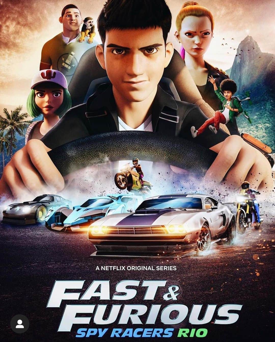 のインスタグラム：「It’s so goooooood! Lots of action and even more laughs. Please watch it’s very fantastic :) @spyracers October 9th on @netflix @dreamworks」