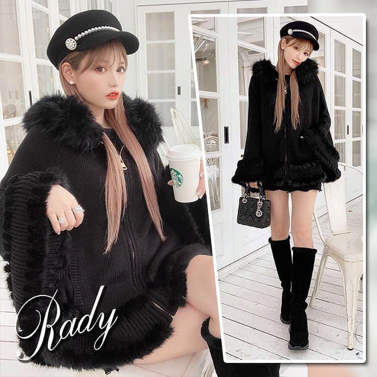 Radyさんのインスタグラム写真 - (RadyInstagram)「.  ポンチョって誰が着ても 簡単におしゃれになれるから いいですよね☺️💜 . . #Rady#レディ#武藤静香#ポンチョ#ニットポンチョ#RadyAW2020#アウター#ポンチョコーデ」10月9日 16時51分 - radychan_no_insta