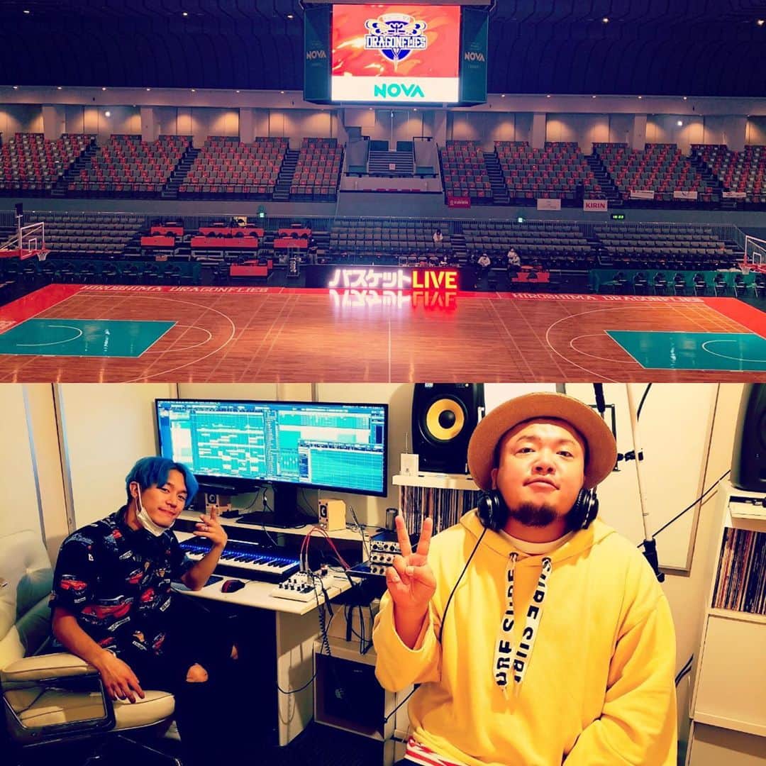 HIPPYのインスタグラム：「Ｂリーグ 地元開幕戦まであと少し  広島ドラゴンフライズ 創立７年目　 最高峰 #Ｂ１での挑戦☆  選手一人一人の言葉、想い チームの歴史、大事にしている言葉 2020年広島だからこそ紡ぐことができた 言葉とメロディーで最響の ドラゴンフライズ公認応援ソングが完成！  プロデュースはKAYLLY！マジで天才です！  選手！ブースター！関わる全ての方へ！届いた方へ！ 熱く！エモく！楽しんでほしい！歌ってほしい！  テレビ中継でゲスト出演させていただき フルサイズでのオンエアーもあるのでお楽しみに！  10/10（土) 15:00〜RCCテレビ B1リーグ生中継「広島ドラゴンフライズvsアルバルク東京」」