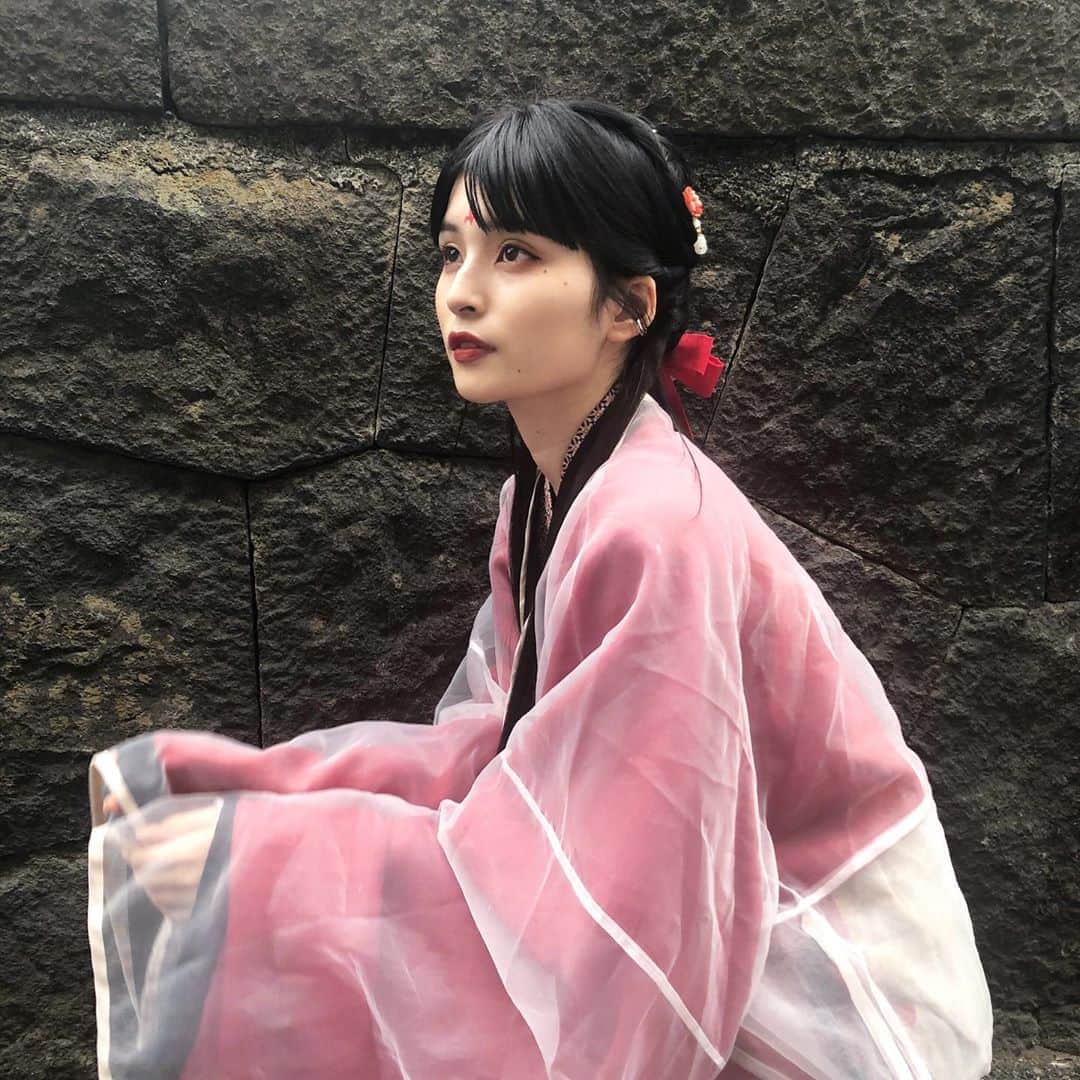 乃愛さんのインスタグラム写真 - (乃愛Instagram)「漢服着てきました🍧 @kankoubou09」10月9日 22時40分 - _0w022