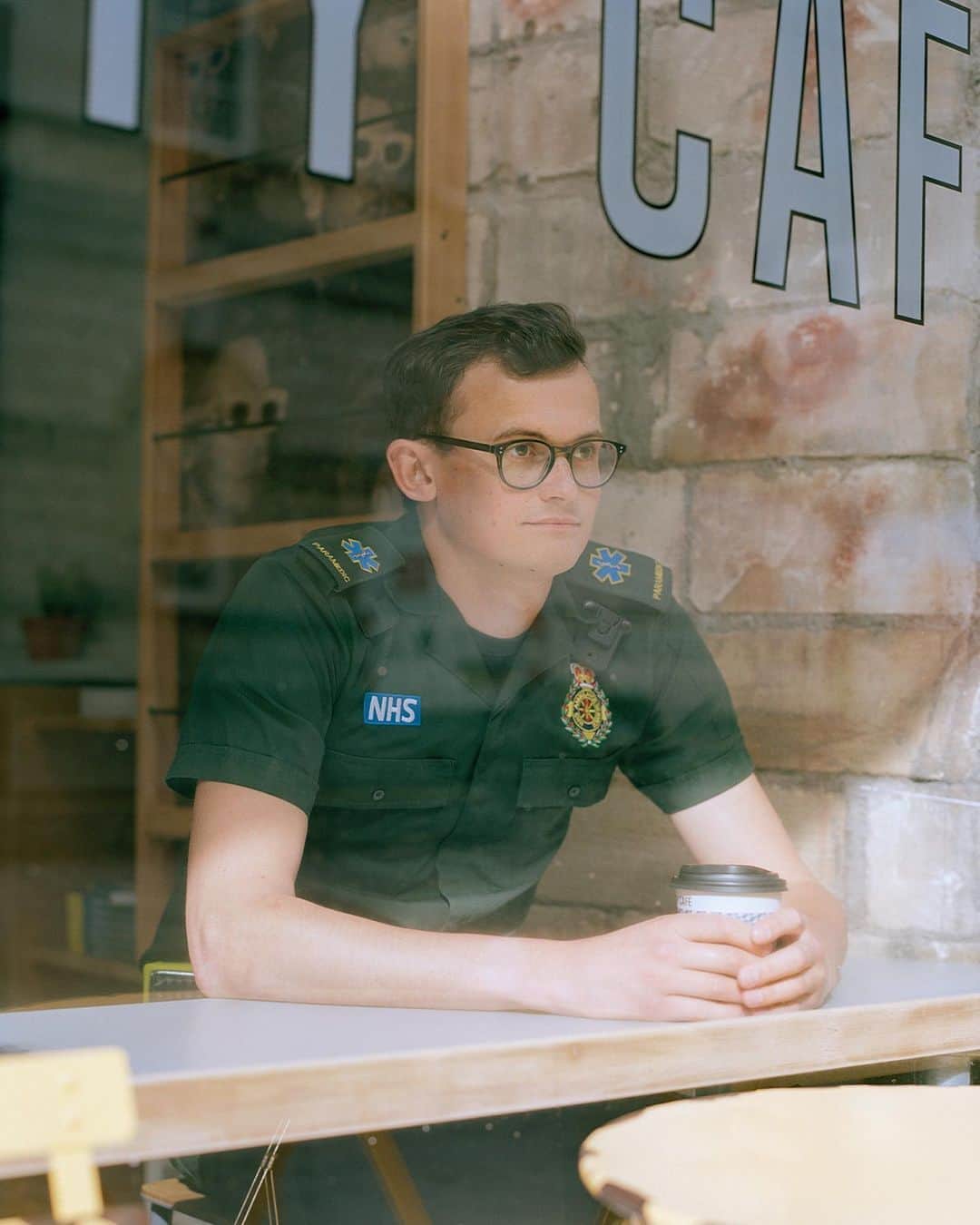 MR PORTERのインスタグラム：「“In emergency services, your uniform is your protective armour. Taking it off reminds you that you’re a dad, you’re a husband, so go home and be who you need to be,” explains Mr Ed Hill, a 28-year-old paramedic who’s worked at the Bath station of the NHS’s South Western Ambulance Service for six years. “While the pandemic has been really tough, it has been a positive thing because it’s made me realise that my attitude of ‘I’m OK’ had to change,”. Head to the link in bio to read the full interview with five men who have been on the frontline of the pandemic. #TIMEwithHIM」