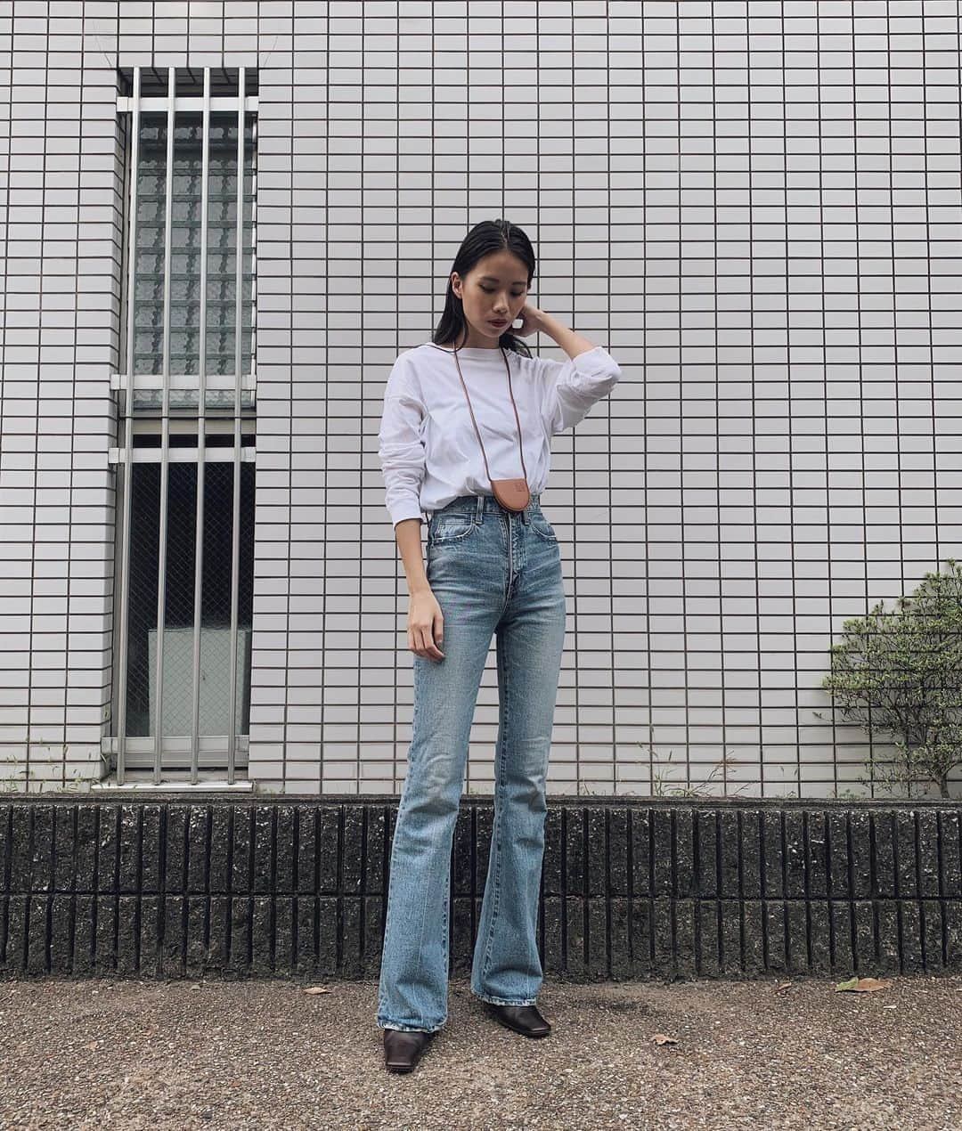 藤木祐凪さんのインスタグラム写真 - (藤木祐凪Instagram)「よく聞かれるロンTは @moussystudiowear です🐒💓  #MOUSSY #MOUSSYSNAP」10月9日 17時59分 - yunafujiki