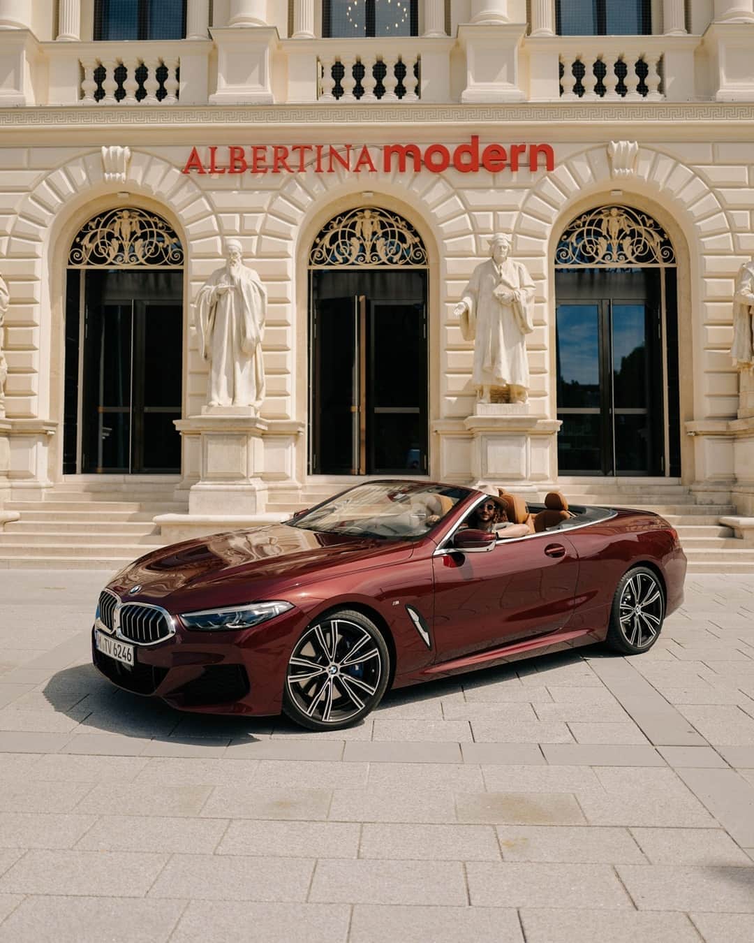 BMWのインスタグラム：「Two tickets please.  The BMW 8 Series Convertible. #THE8 #BMW #8Series @independent_collectors @bmwgroupculture」