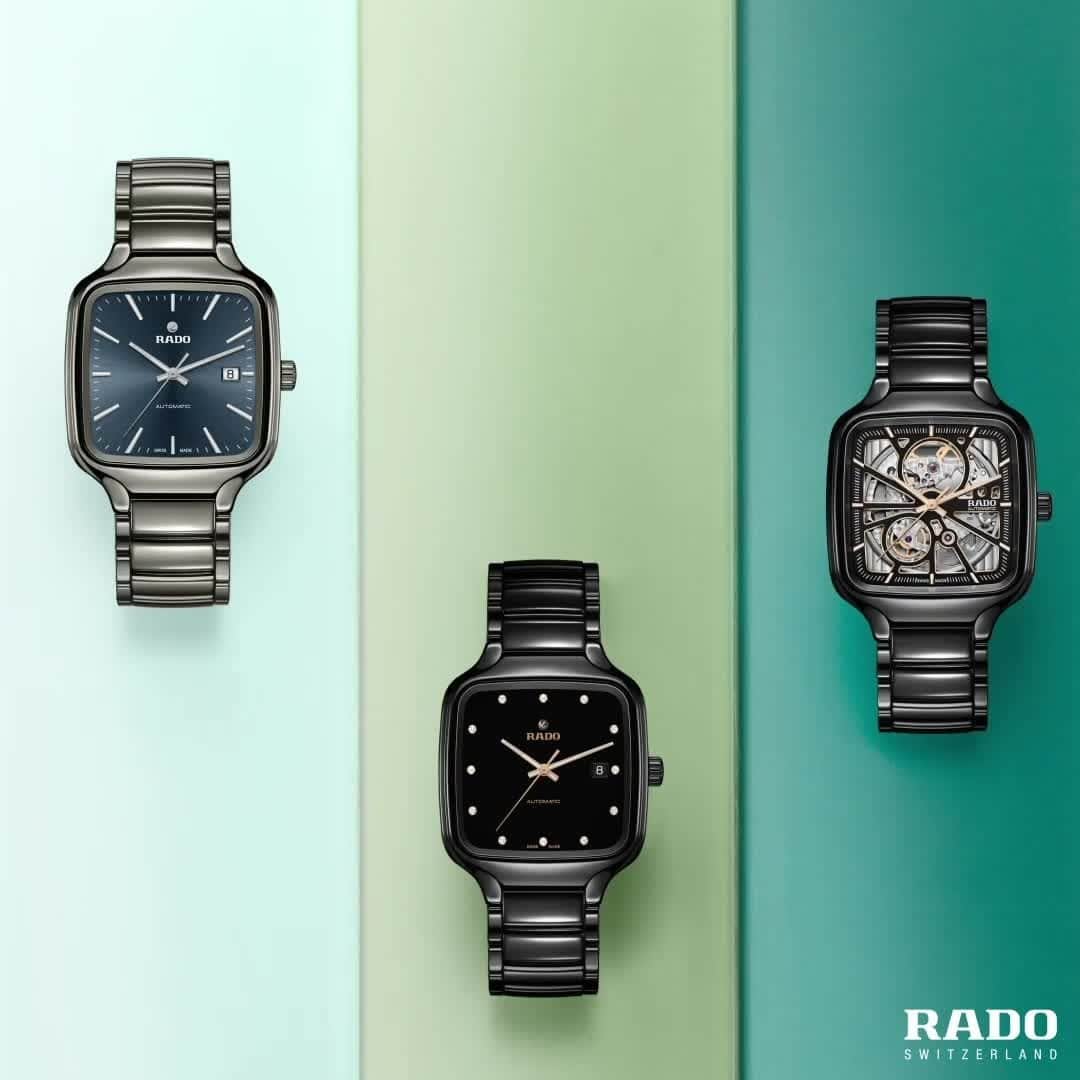 ラドーのインスタグラム：「Can you pick a favourite with so many True Square options to choose from? #RadoTrueSquare #Feelit」