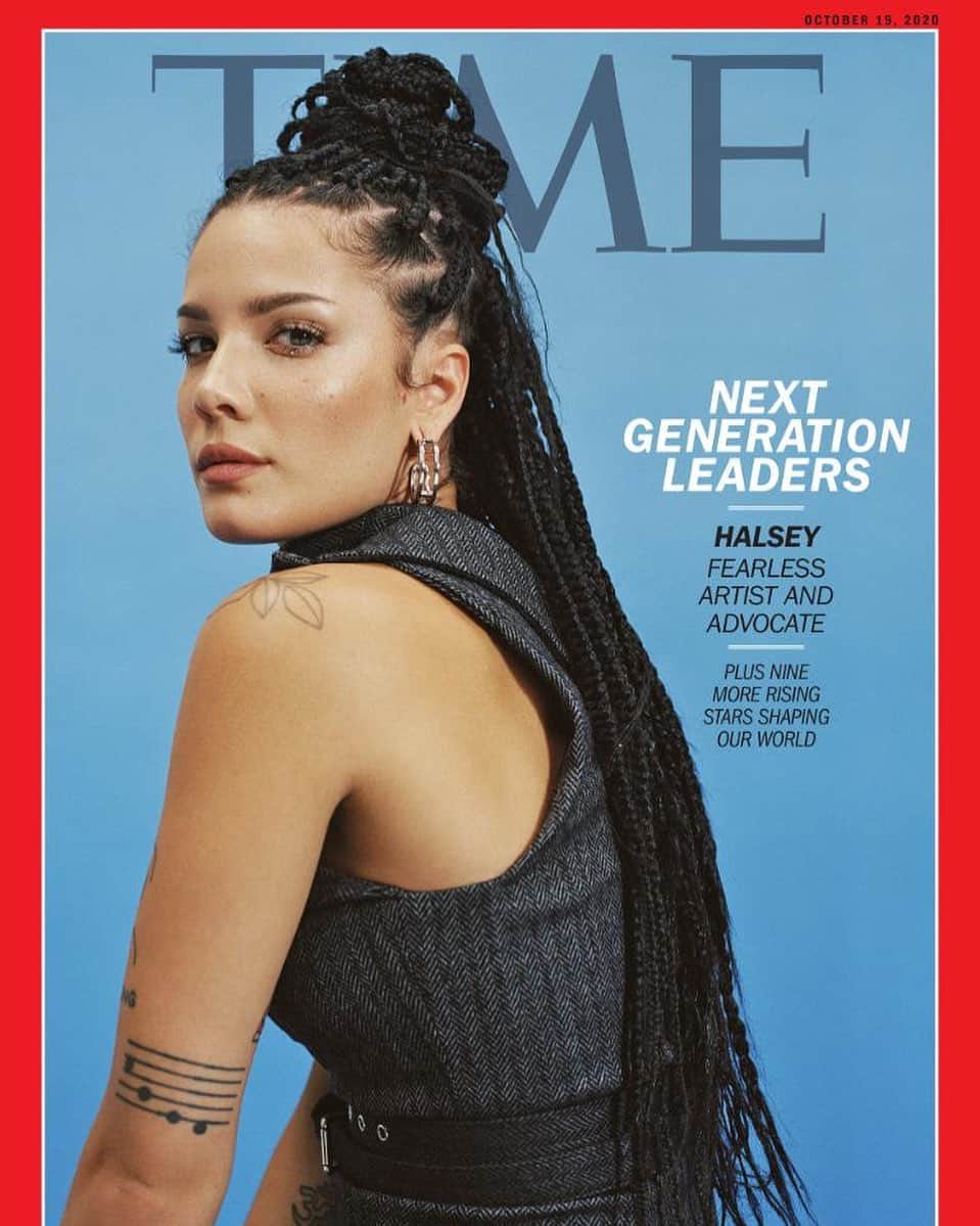 Halseyさんのインスタグラム写真 - (HalseyInstagram)「Supremely honored to appear on the cover of @time . And eternally grateful to bear witness to an incredible generation that amazes me every single day with their unbridled passion for making this world a better place.」10月9日 18時14分 - iamhalsey