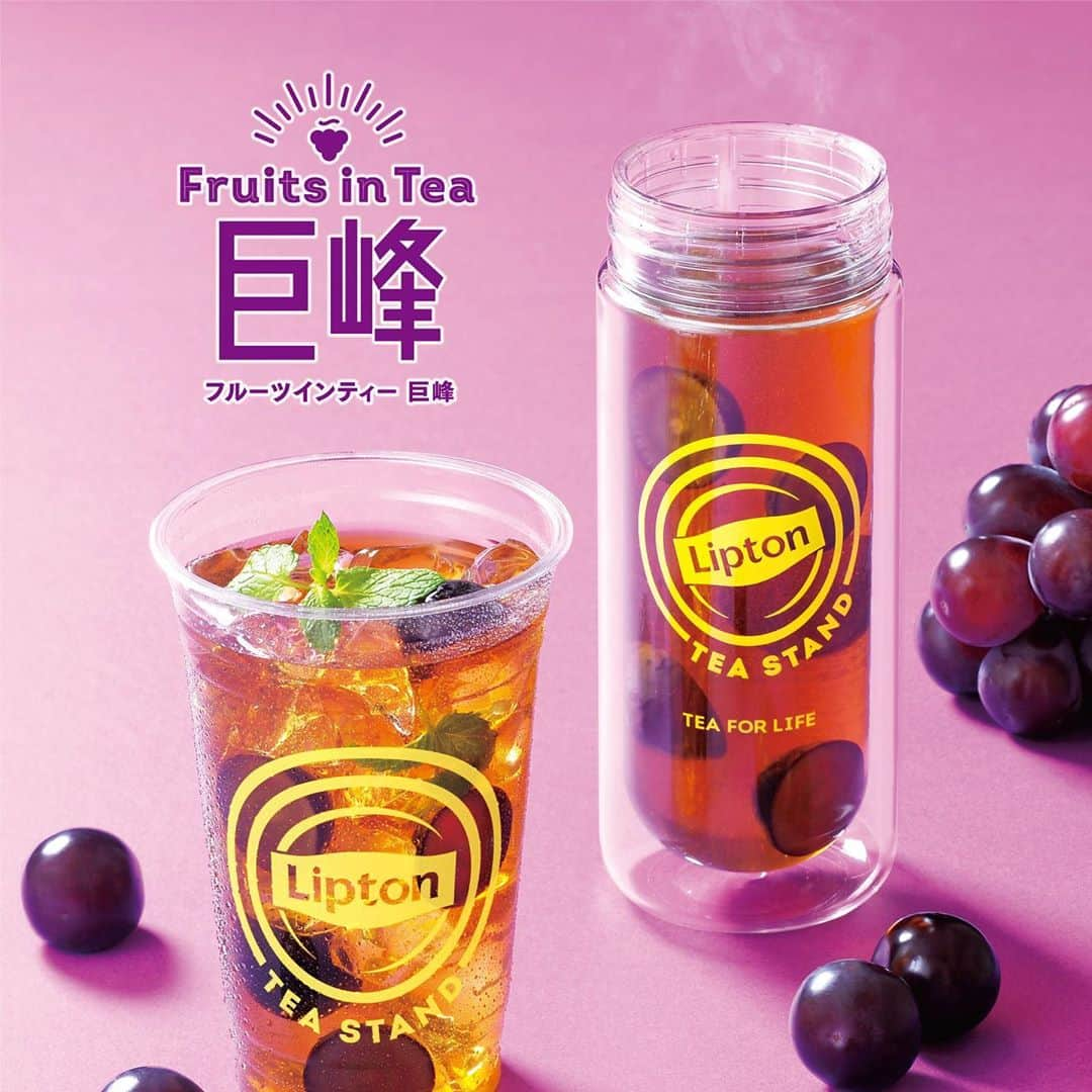 リプトンさんのインスタグラム写真 - (リプトンInstagram)「去年大人気だった限定メニューが復活！ Tea StandでFruits in Tea巨峰が発売中🍇 みずみずしい巨峰が贅沢に入っていて、食欲の秋にぴったりなメニューだよ💛 なくなり次第終了だから、気になる人は早めにTea Standのお店に行ってみてね！ #リプトン #Lipton #LiptonTeaStand #TeaforLife #フルーツインティー #Fruitsintea #巨峰 #秋メニュー #期間限定 #名古屋 #博多 #リプトンでつながる」10月9日 18時18分 - lipton_japan