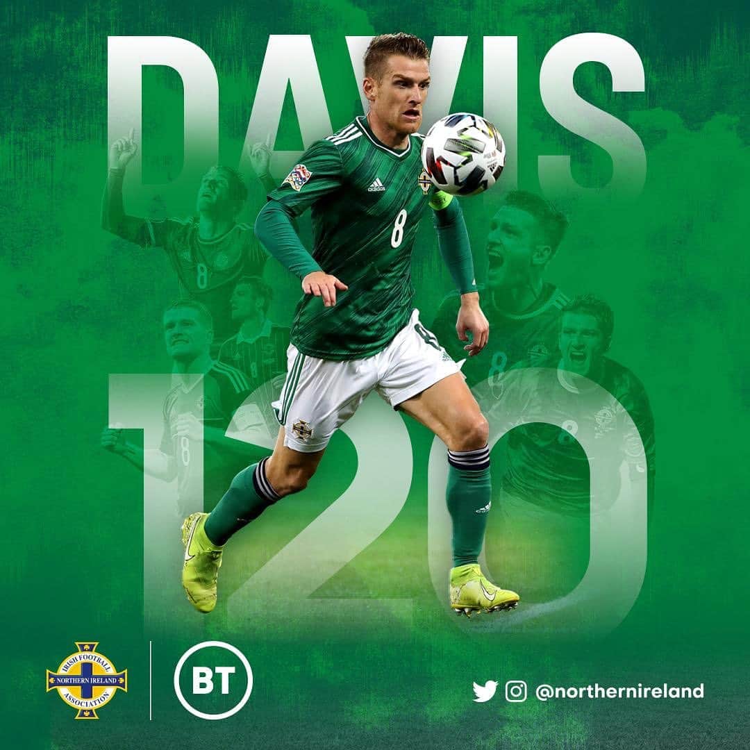 スティーヴン・デイヴィスのインスタグラム：「What a night to break the record, so proud of this team, huge game to look forward to in November 😁 big thanks for all the messages 🙌🏻」