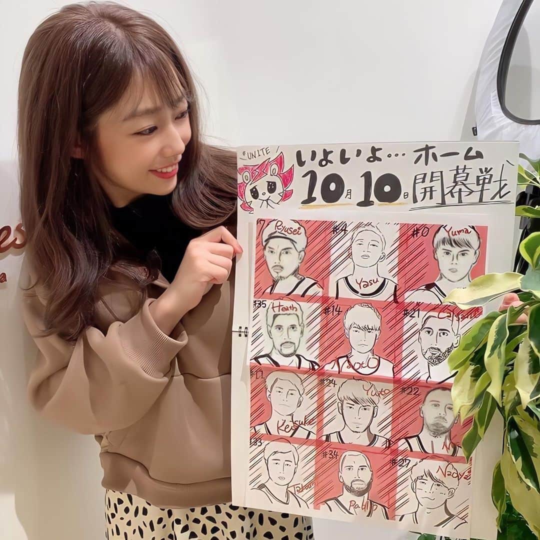 のインスタグラム：「いよいよ明日は﻿ #川崎ブレイブサンダース の﻿ ホーム開幕戦！🙌🎊﻿ ﻿ "全員でチームを作る"﻿ ﻿ 佐藤ヘッドコーチの﻿ この言葉を噛み締めて…「No.１」﻿ になる為に全身全霊で﻿ 応援していきます！(熱さLv100🔥)﻿ ﻿ ﻿ #川崎ブレイブサンダース﻿ #UN1TE」