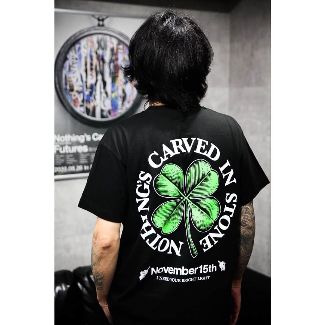 Nothing’s Carved In Stoneさんのインスタグラム写真 - (Nothing’s Carved In StoneInstagram)「【着用写真】﻿ ﻿ ”Live on November 15th 2020” NEW GOODS﻿ ﻿ ・November 15th 2020 Tシャツ（ブラック）﻿ SIZE：S〜XXL / 3,500円（生形 M着用）﻿ ﻿ ・November 15th 2020 ZIPパーカー﻿ SIZE：S〜XXL / 6,000円（生形 S着用）﻿ ﻿ オフィシャル通販サイトにて明日より受注販売がスタートします。﻿ 10/13(火)23:59までにお申し込み頂いた方はライブ当日までにお届けします。﻿ ﻿ 今回は、ライブ当日の物販販売は行わず通販での販売のみとなりますので、ぜひチェックしてみてください。﻿ ﻿ #nothingscarvedinstone #ナッシングス #ncis #silversunrecords #november15th」10月9日 19時13分 - nothingscarvedinstone