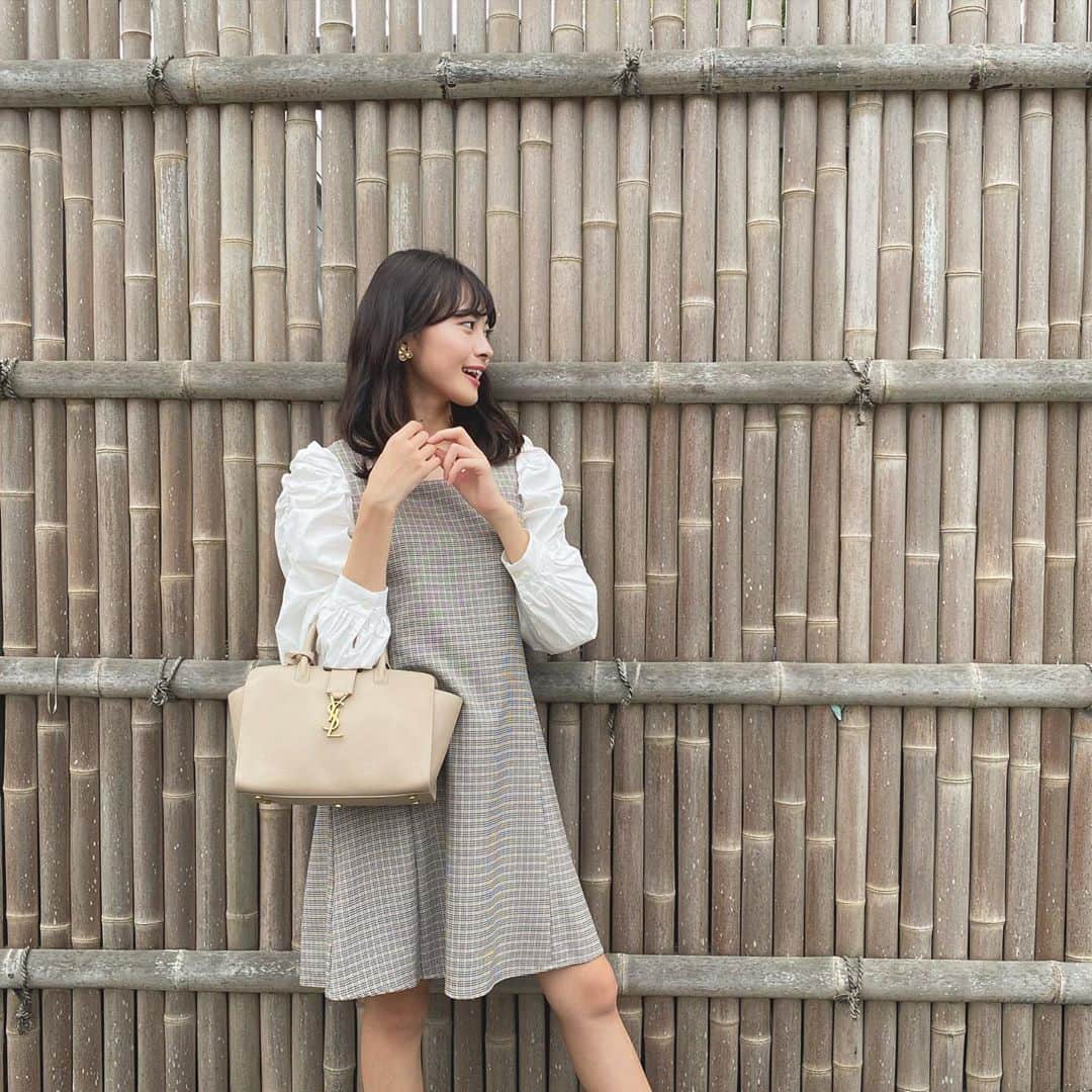 中塚美緒のインスタグラム：「秋だねえ🍂 食もファッションも楽しんでいきたい！  #ootd #秋コーデ」