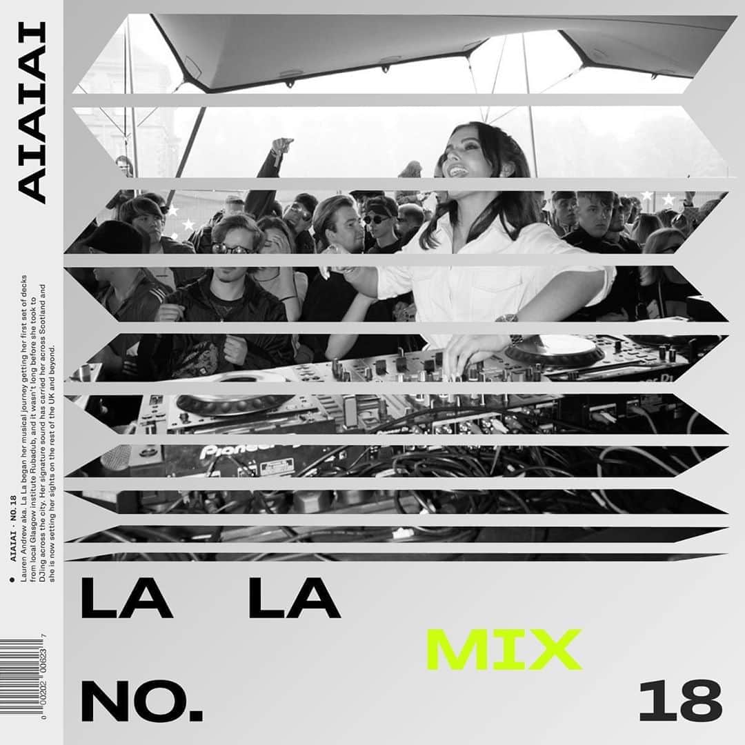 AIAIAIのインスタグラム：「Lauren Andrew aka. La La (@lalaselector ) began her musical journey getting her first set of decks from local Glasgow institute Rubadub, and it wasn’t long before she took to DJing across the city. Her signature sound has carried her across Scotland and she is now setting her sights on the rest of the UK and beyond.  Tune in to her edition of our Mix Series for some serious Friday tunes!  Online now at aiaiai.audio, Soundcloud and Mixcloud!  Link in bio.」