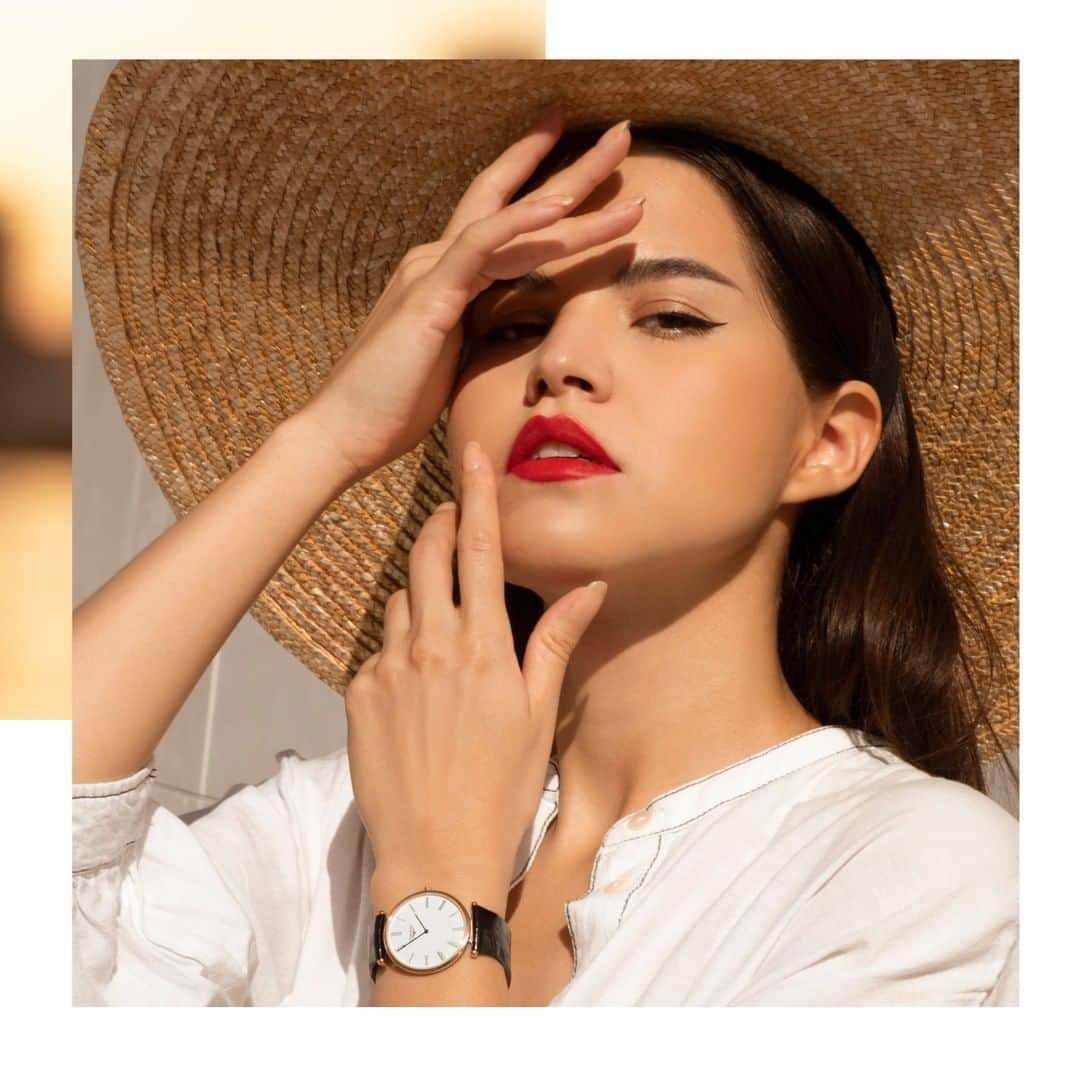 ロンジンさんのインスタグラム写真 - (ロンジンInstagram)「Feel the autumn breeze with #LaGrandeClassique de Longines and @iamgadriana.  Ref: L4.709.1.21.2 #EleganceisanAttitude」10月9日 23時00分 - longines